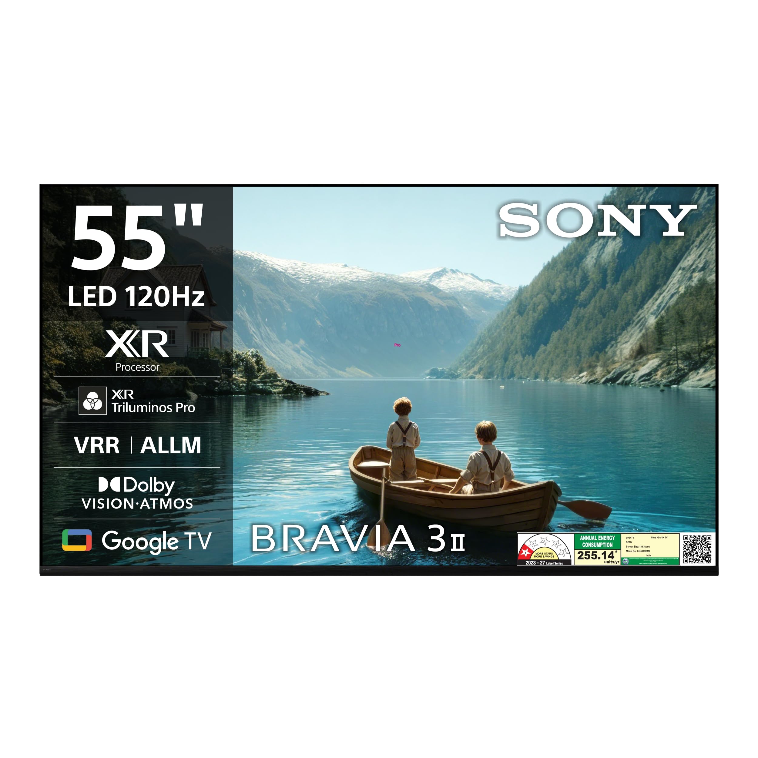 Sony 139 cm (55 inches) BRAVIA 3II Ultra HD Smart LED Google TV K-55XR35M2-image-12