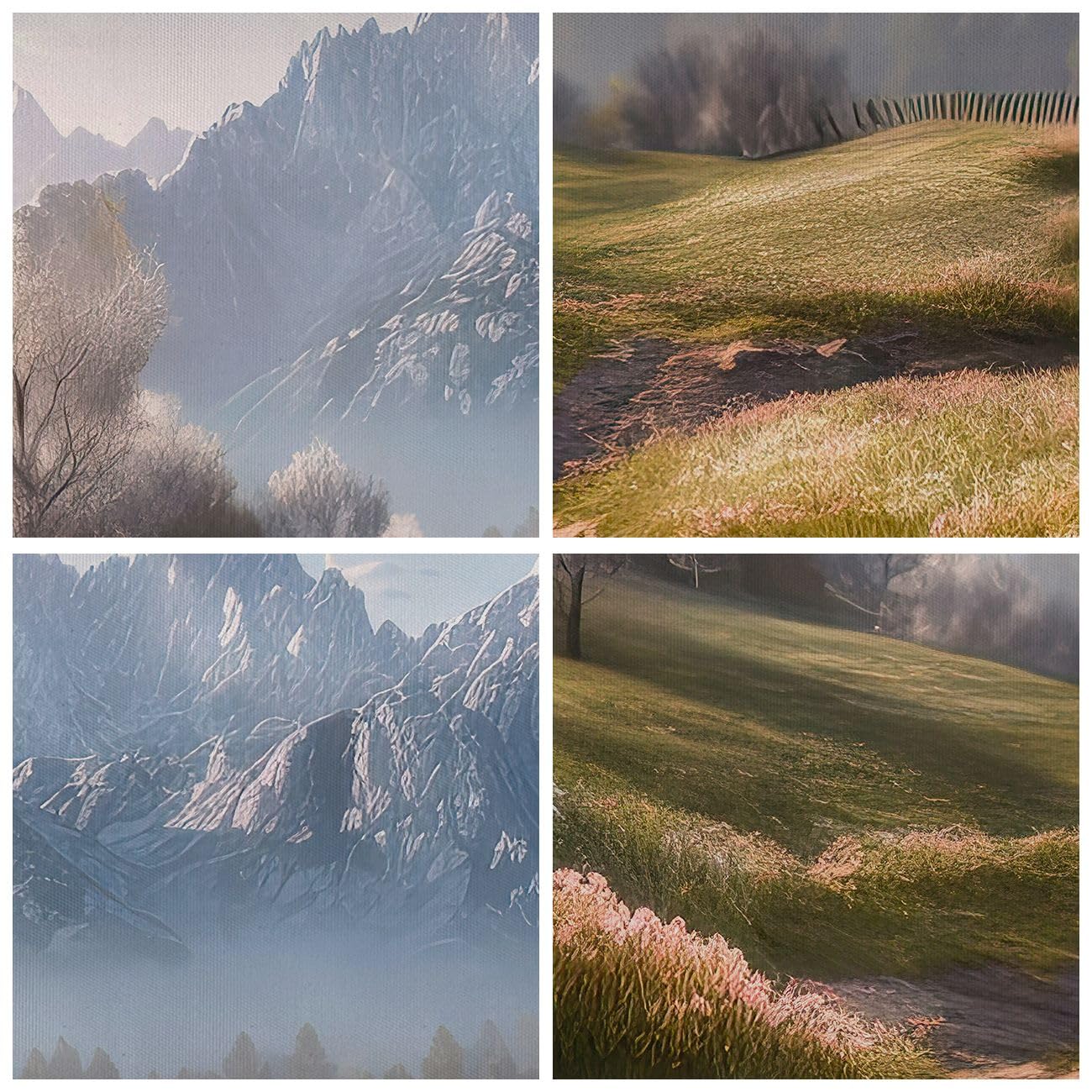 ARTTOR Leinwandbild 100x70cm Wandbild Landschaften Natur - 5404