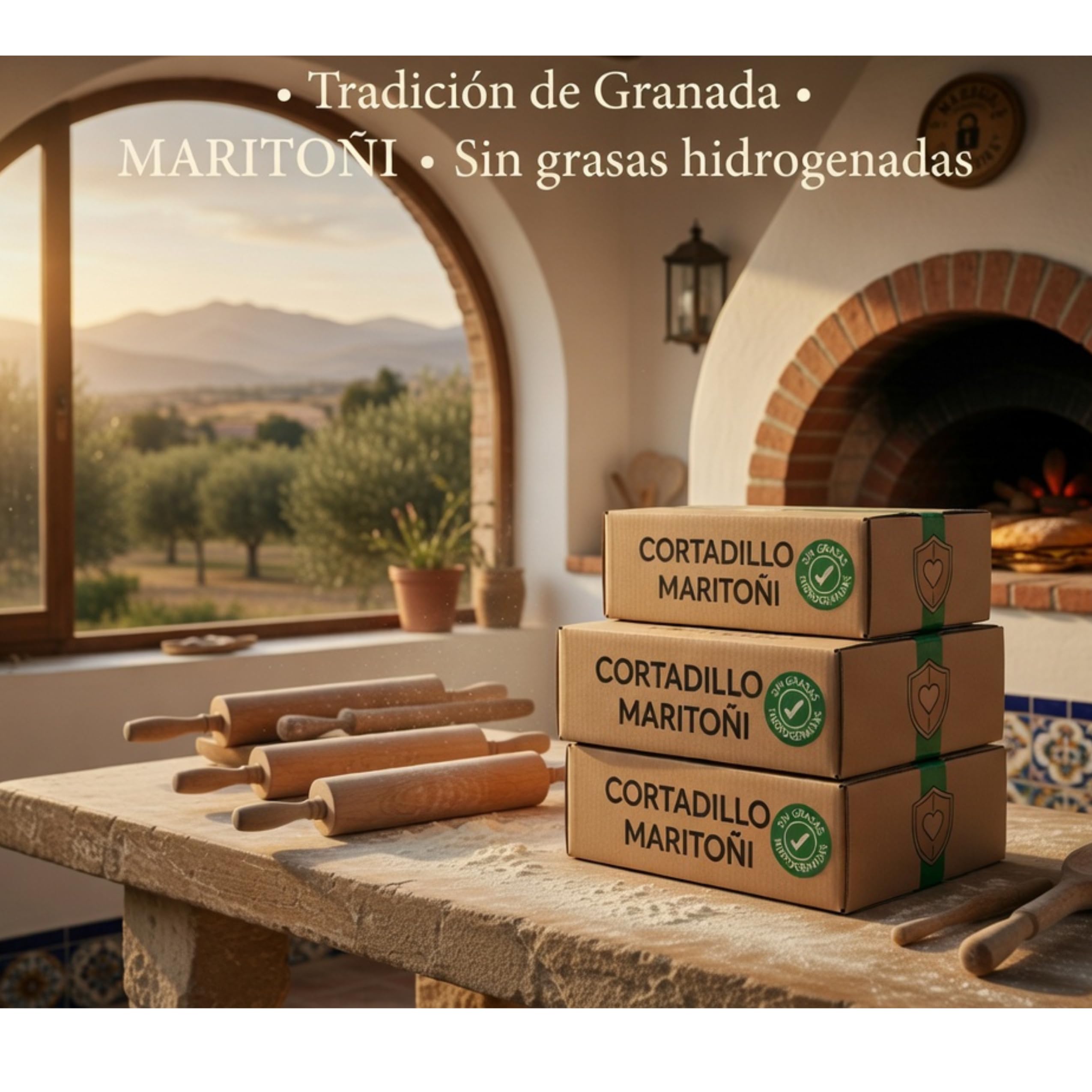 Dulces Cortaditos Cabello de Ángel · Maritoñi de Granada · Pack 2 Cajas 12 Uds 75g · Desayunos y Meriendas