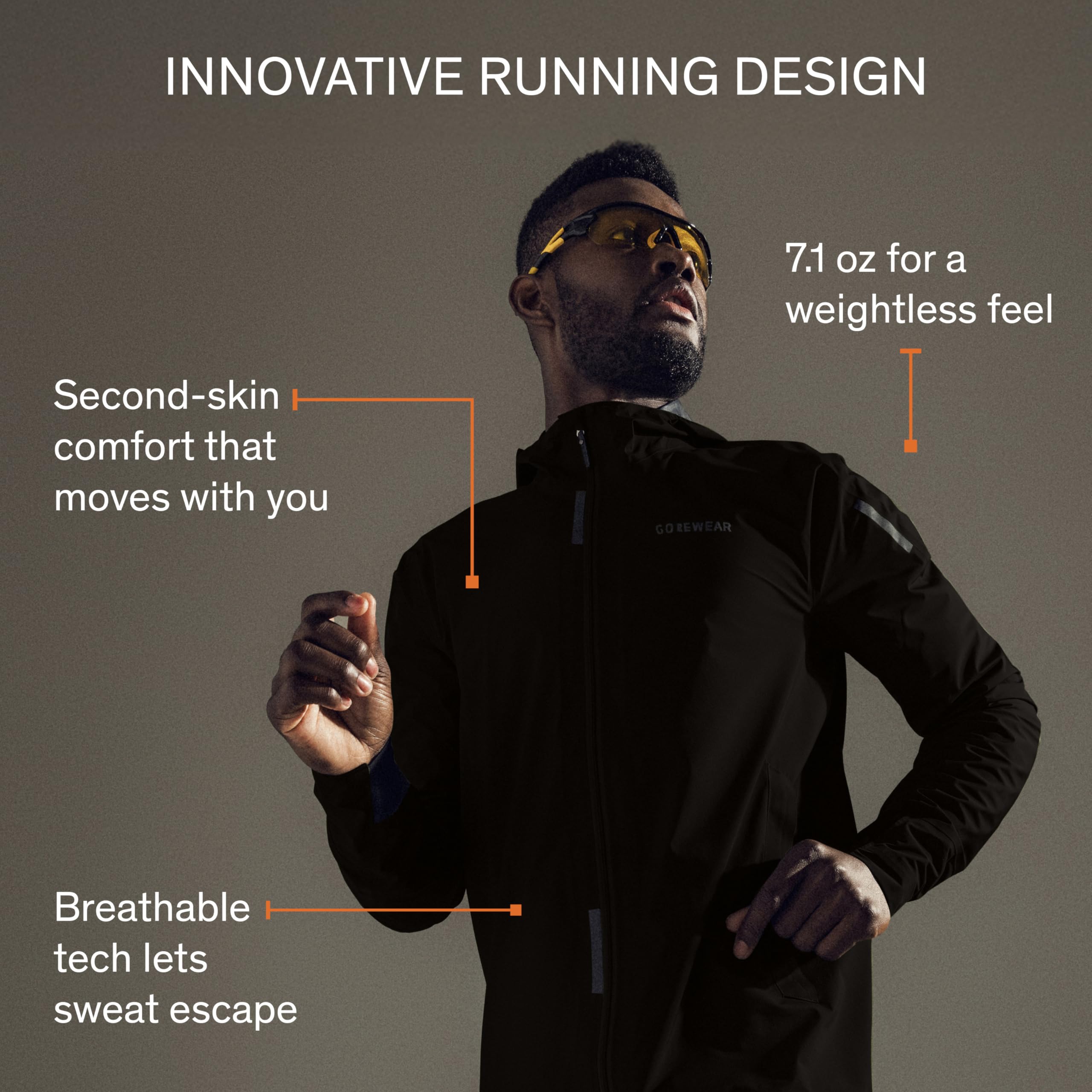 GORE WEAR Męska kurtka Concurve Gore-tex (1 opakowanie)