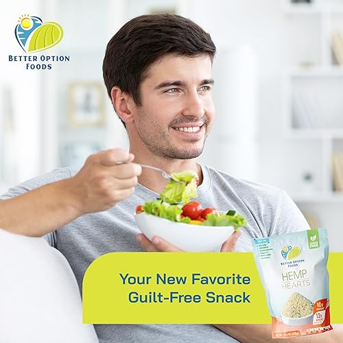 Miniatura 8 de Better Option Foods Corazones de cáñamo (semillas de cáñamo descascaradas) (3)