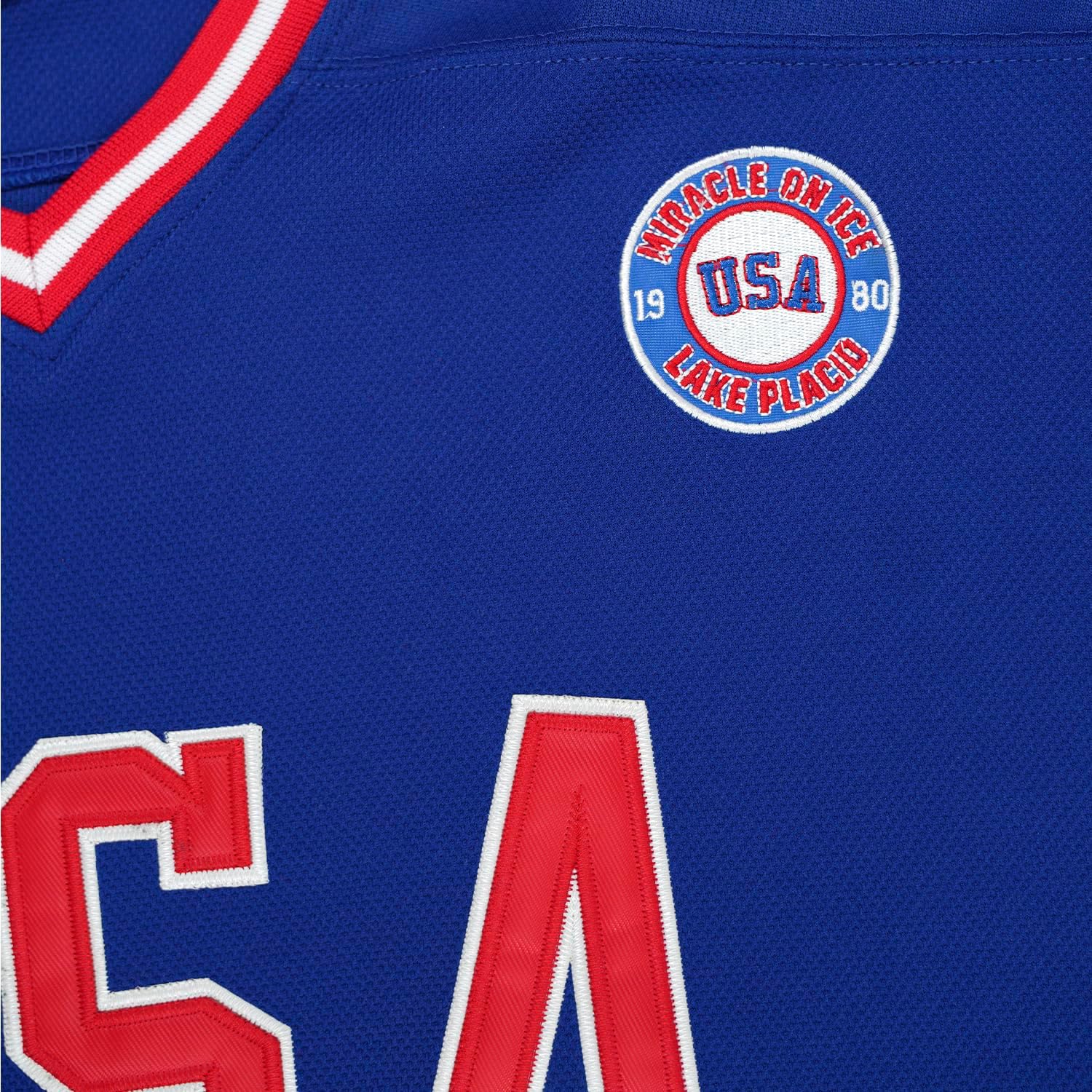 Mike Eruzione #21 Miracle 1980 USA Olympic Hockey Jersey – Stitched Letters, Adult Sizes S–5XL - Image 6