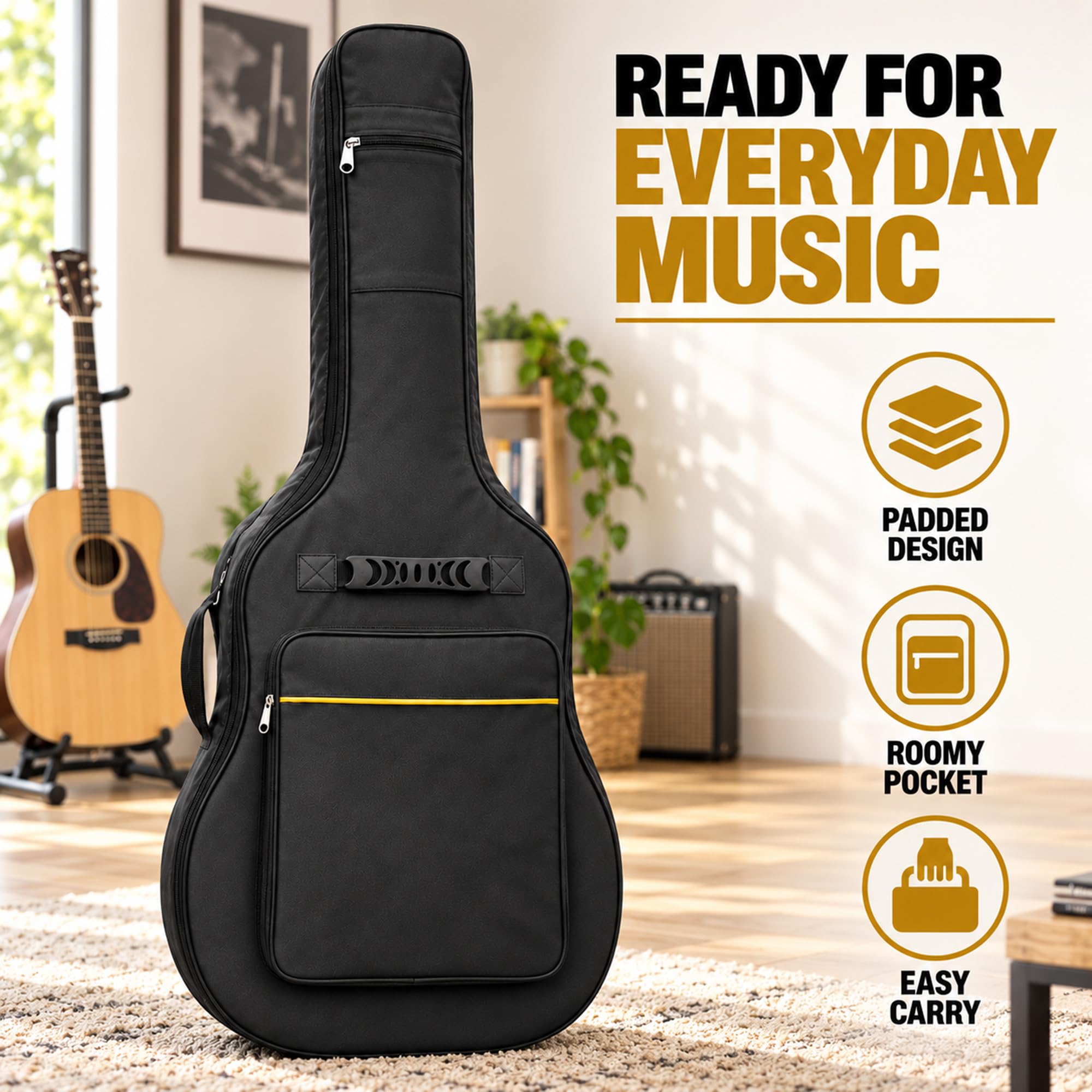 Funda Guitarra Acústica para Yamaha FGX730SC 2011–2016