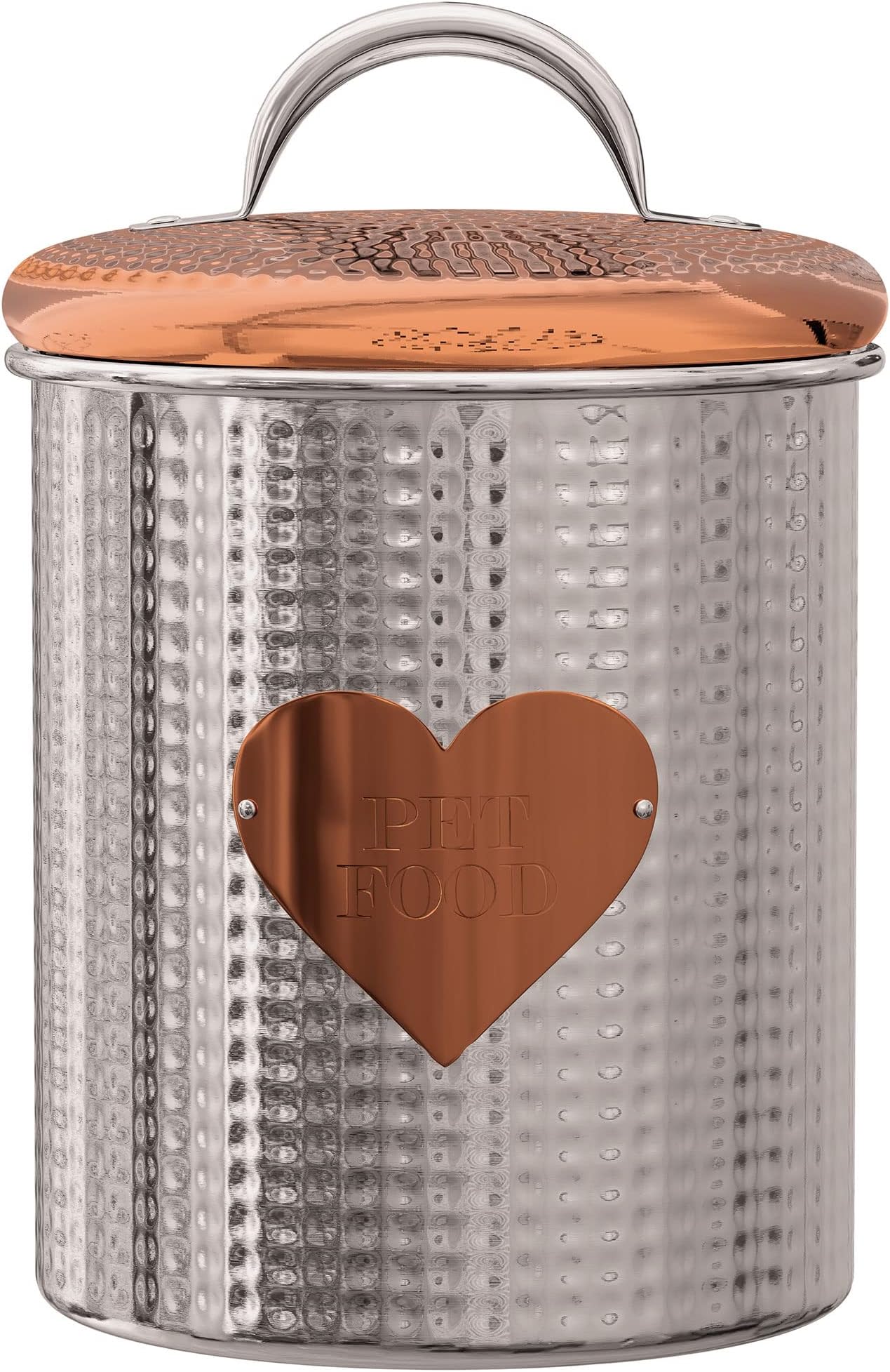 EMAX HOME Large Metal Dog Food Storage Container Decorative Pet