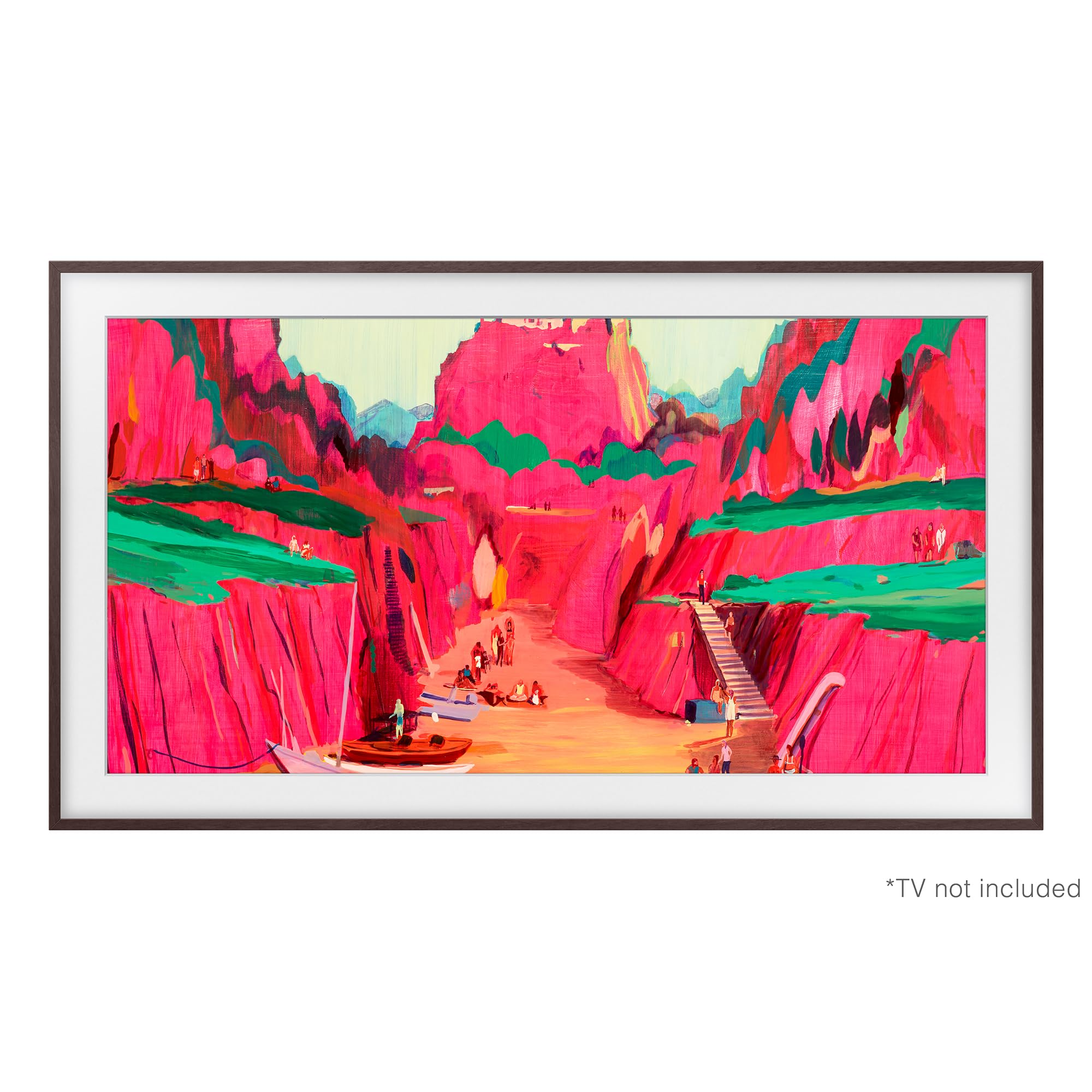 Samsung The Frame 75 Pollici Brown Modern Frame - Dettaglio