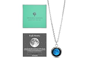 Waning Gibbous Moon Phase Necklace