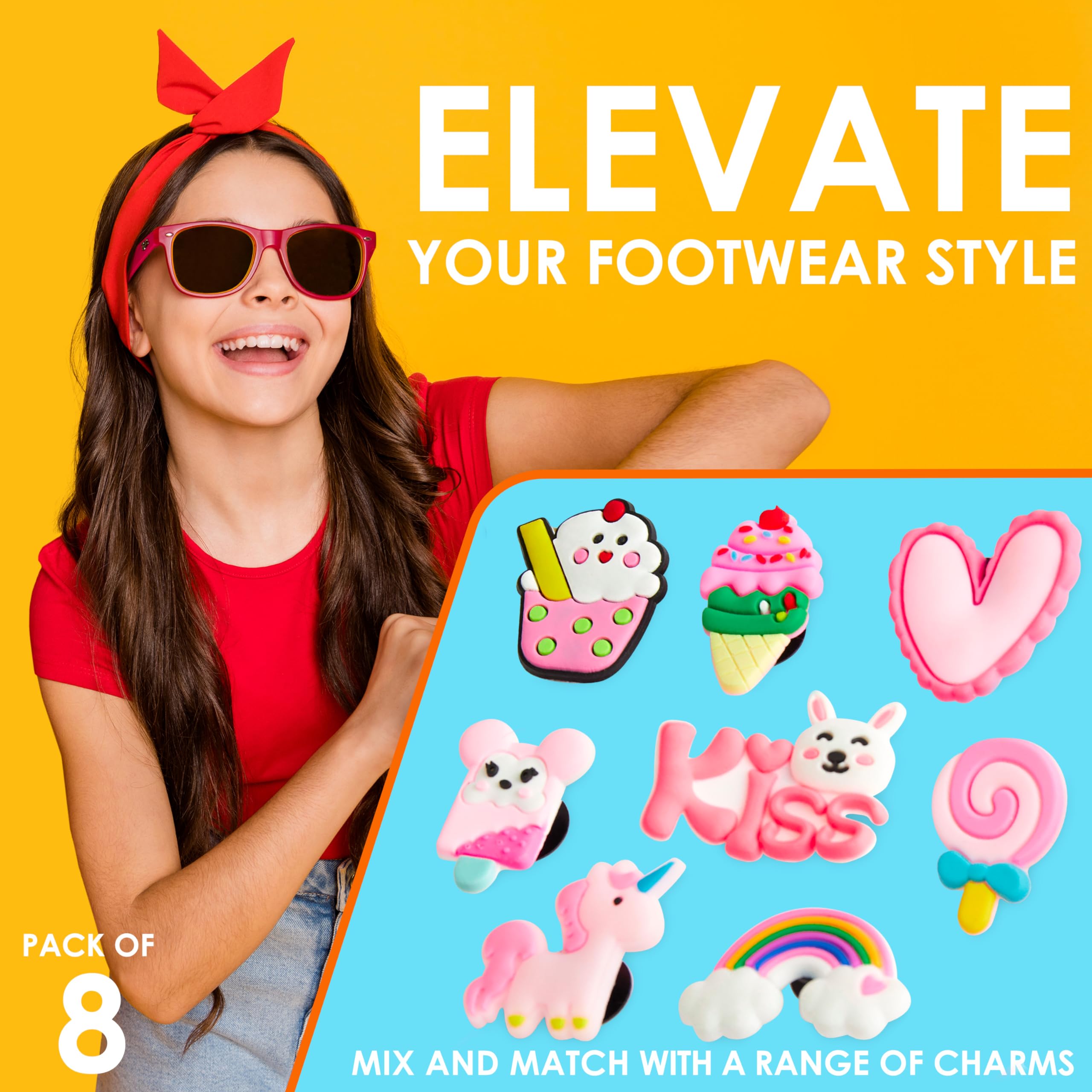 CityComfort Zuecos con Charms Removibles para Niña, Zuecos Playa y Piscina