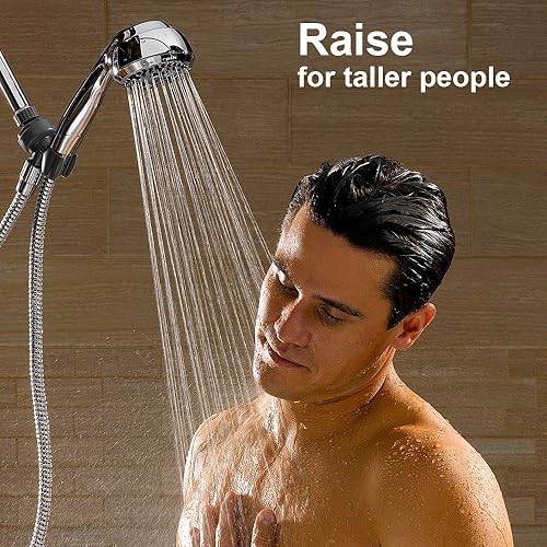 Miniatura 7 de Agua Pik nse-753e alcachofa de ducha de mano, chapado en cromo, 1