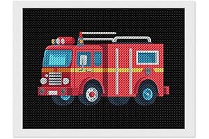 Fire Truck Diamond Painting Kit: A Blazing Canvas for Artistic Excellence