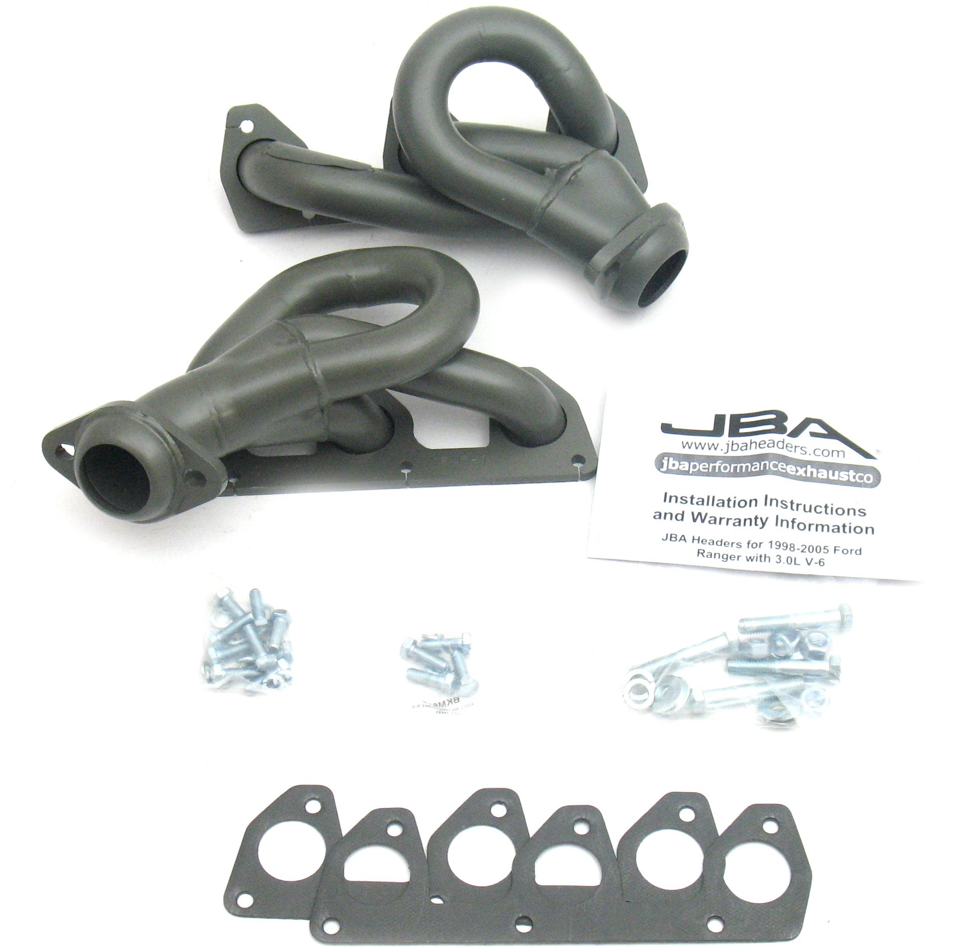 JBA1647S-1JT 1-1/2" Shorty Stainless Steel Titanium Ceramic Exhaust Header for Ford Ranger 3.0L V-6