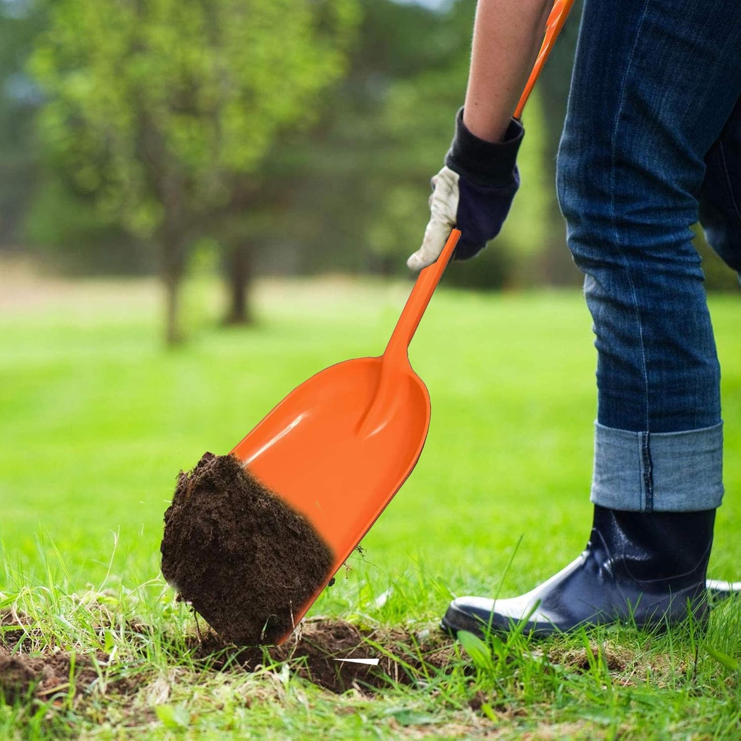 review Ashman Plastic Snow Shovel with Durable Multi-Purpose Snow Plastic Shovel. (1 Pack)