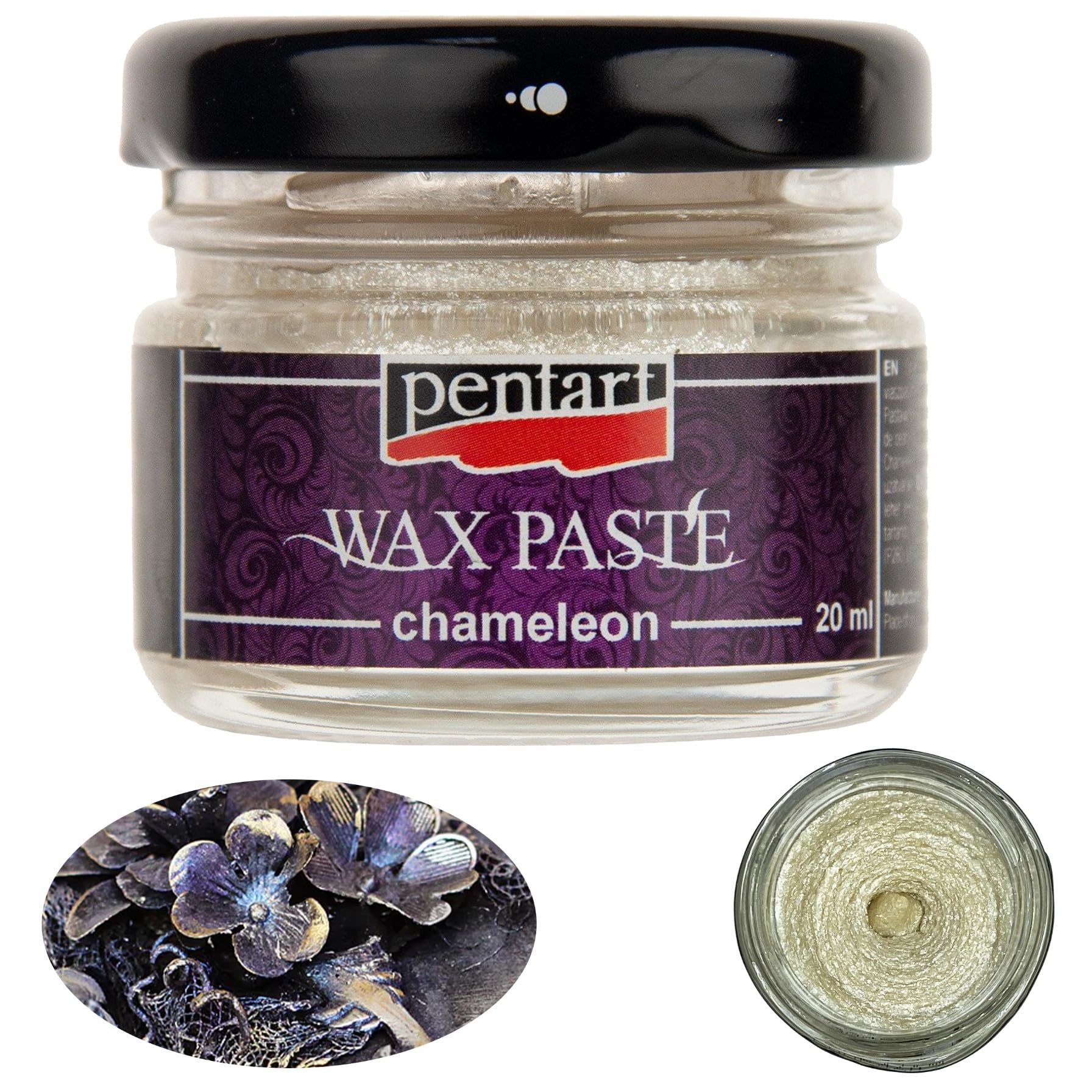 Wax Paste Chameleon 20 ml Sparkling Silver, ONE