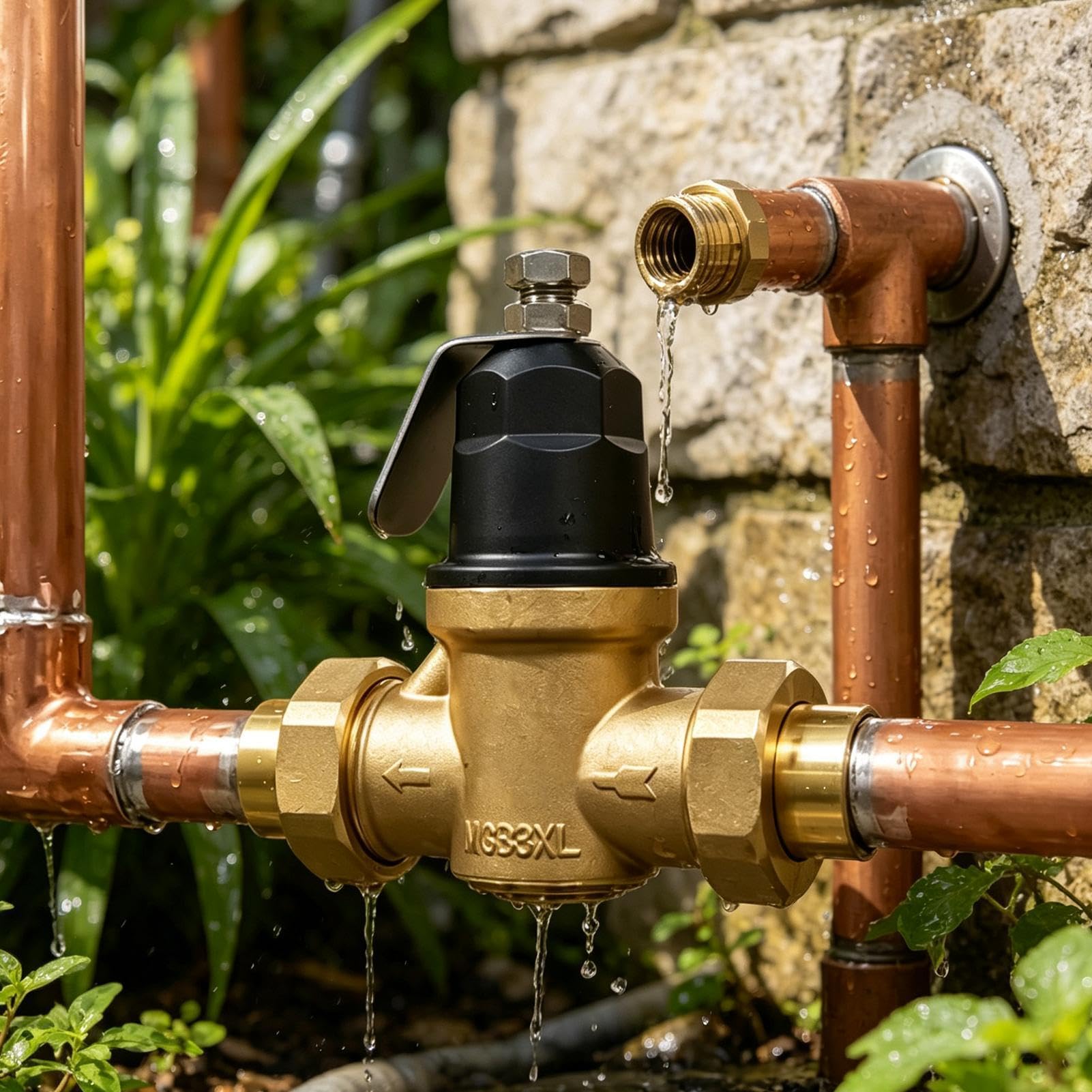 Regolatore di Pressione 'Acqua Ricambio Valvola Tubo 19 mm | Regolatore Di Pressione Acqua Per Irrigazione Per Camper Irrigazione Casa Giardino Industria