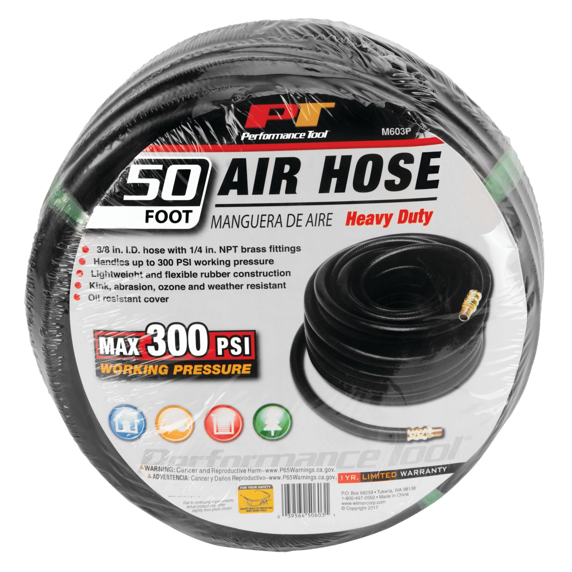 Rendimiento herramienta tanque de aire, M603P