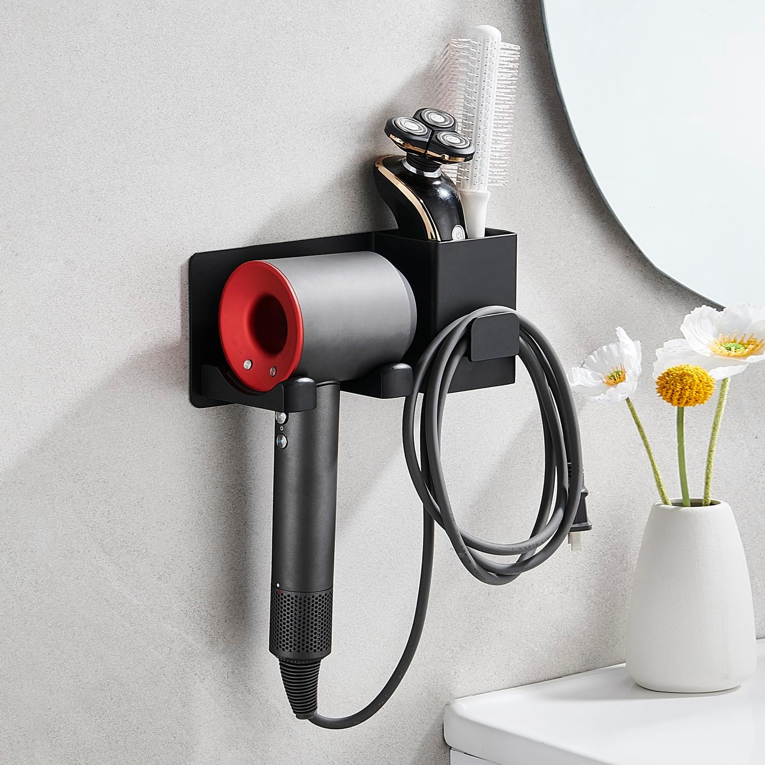 Wandhalterung Für Haartrockner & Glätteisen - Platzsparende Aufbewahrung