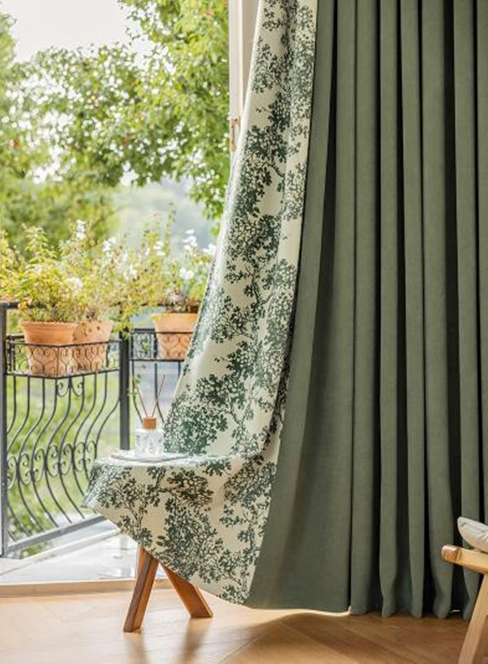 Amazon.com: Whoiy Green Curtains 108 Inches 2 Piece, Chenille
