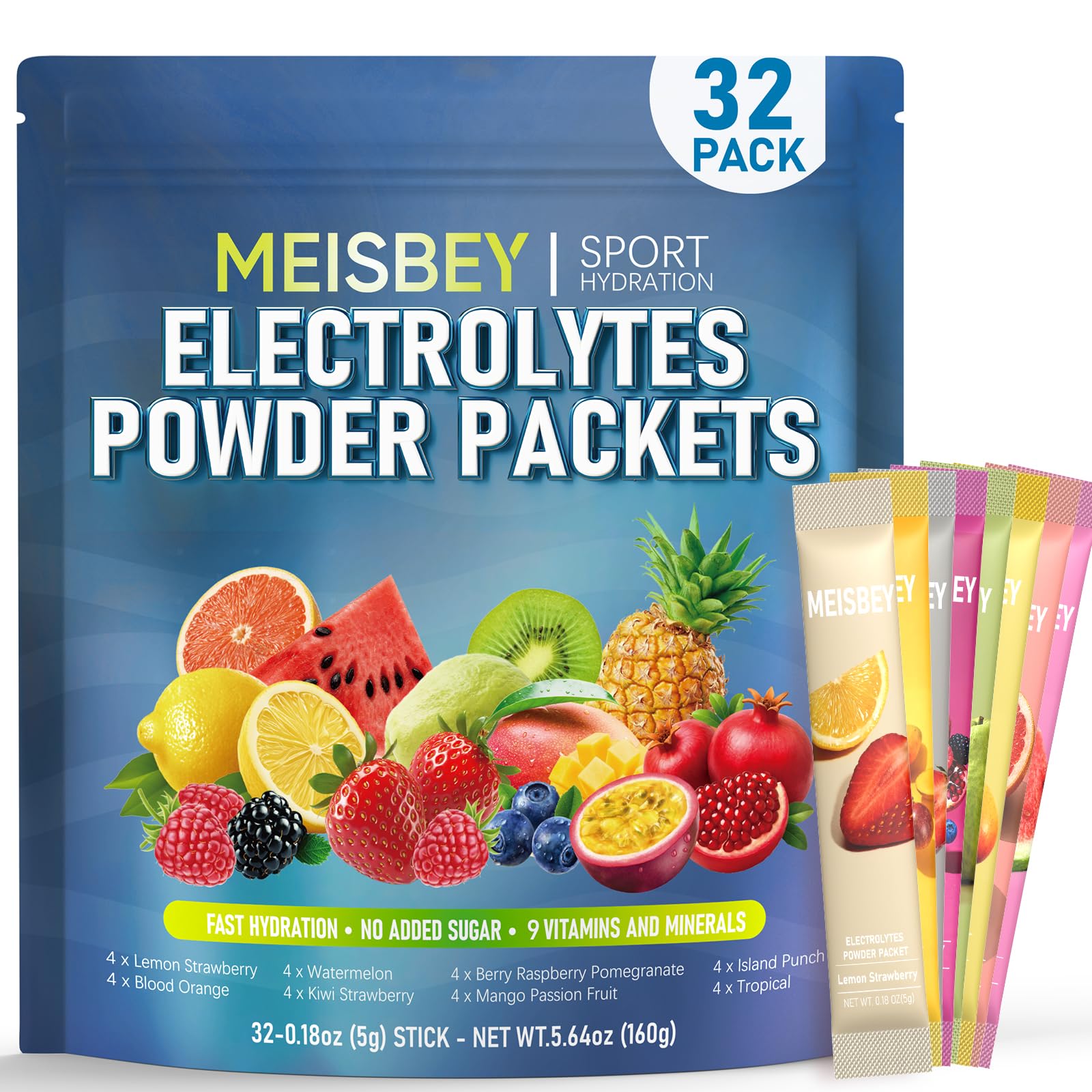 MEISBEY Electrolyte Powder Packets