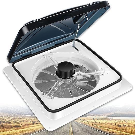 Starvent RV Roof Vent Fan 6SpeedReversible Automotive