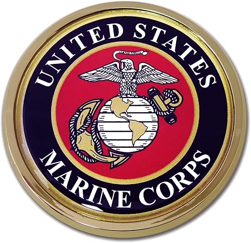 Emblema para auto cromado, Marine Seal