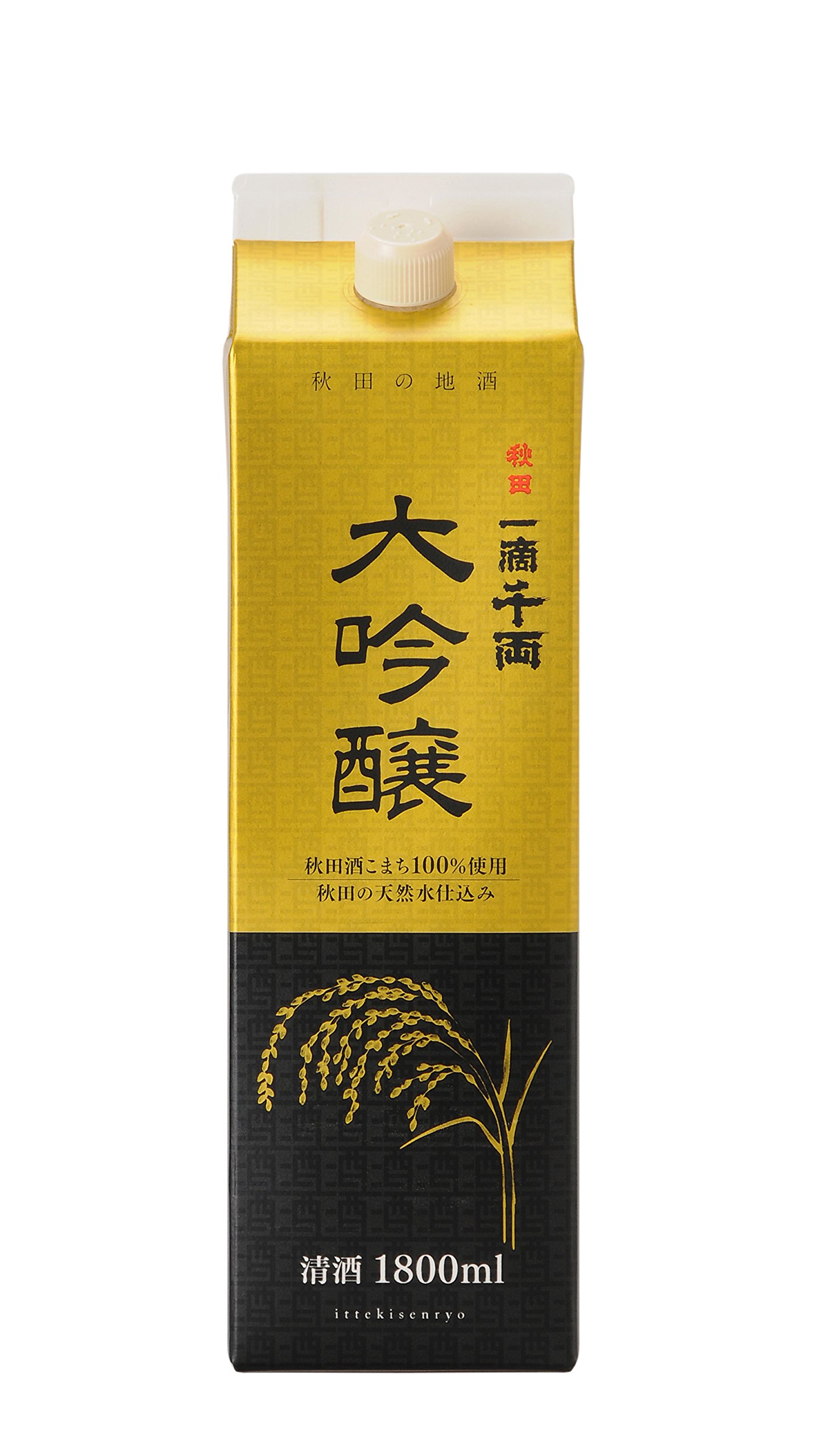 秋田県醗酵 一滴千両 大吟醸 パック [ 日本酒 秋田県 1800ml ]
