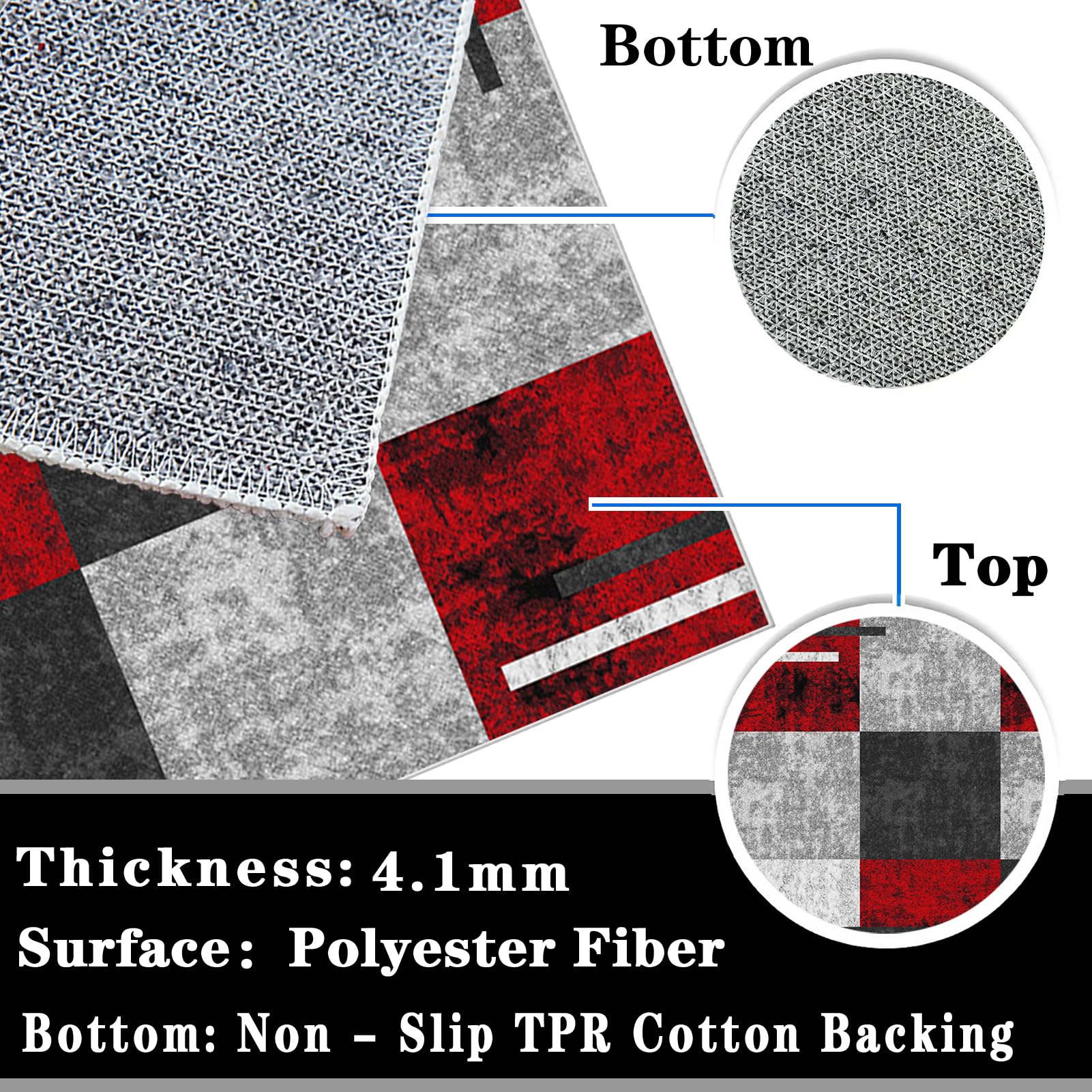 130 x 160 cm Schreibtischstuhl unterlage | Bürostuhl Unterlage | Bodenschutzmatte für Teppich | Gaming Teppich Stuhlunterlage | Bürostuhl Matte | Bodenmatte unter Bürostuhl und Schreibtisch