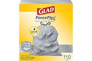 Glad Odor Protection Tall Kitchen Drawstring Bags