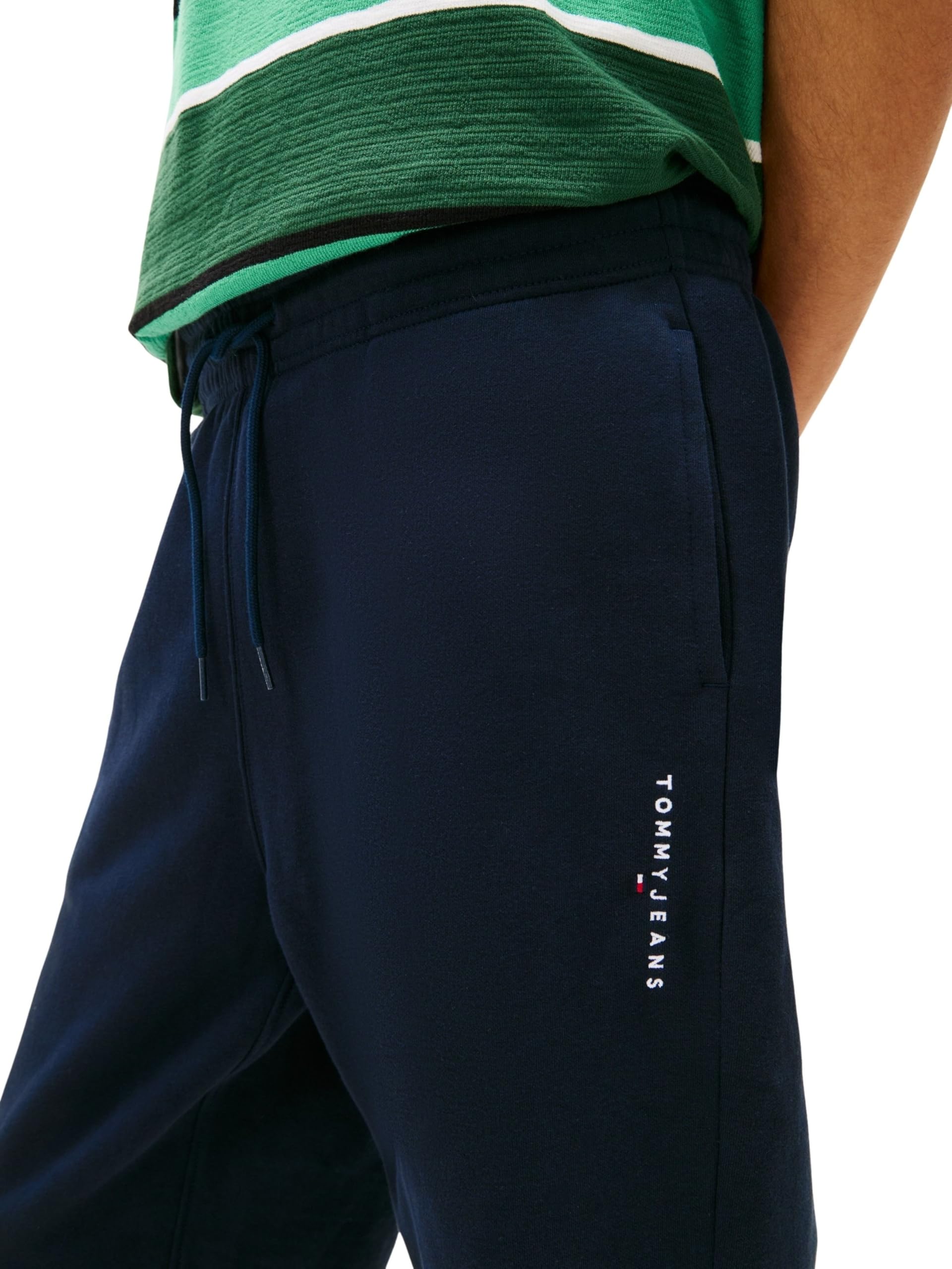 Tommy Jeans - Tjm Reg Linear Sweatpant Dm0dm23014, Pantaloni da Tuta Uomo