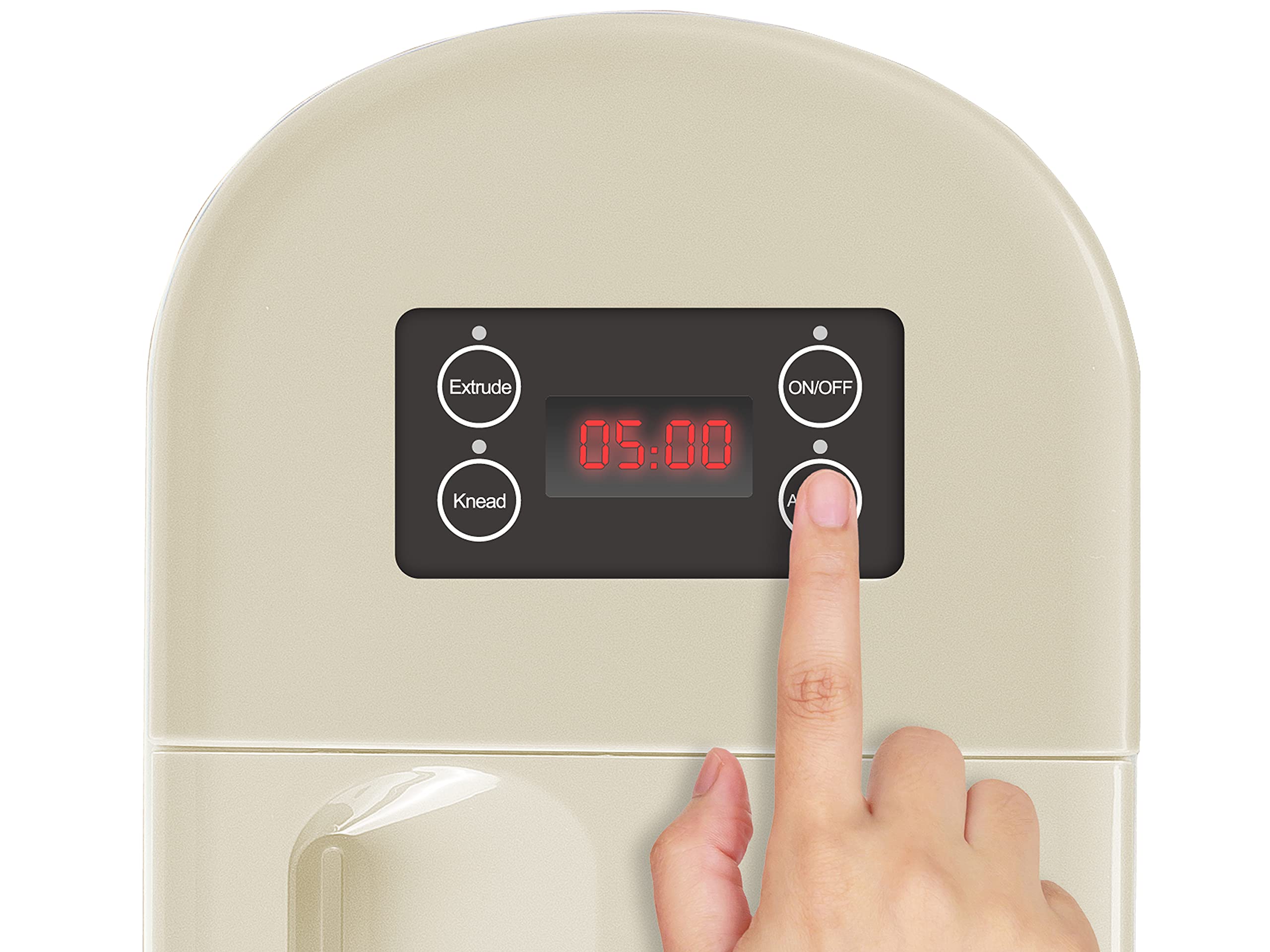 BEPER P102SBA500 Machine automatique pour pâtes fraîches, Machine à pâtes, 200W, 320 g de farine, 8 matrices de différentes tailles,Comprend une tasse à mesurer et une spatule