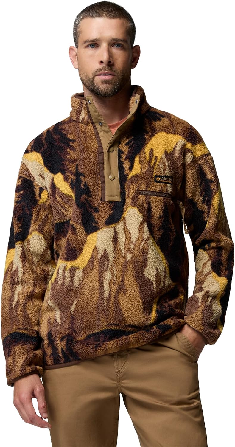 Columbia Men's Helvetia II Printed Half Snap Fleece