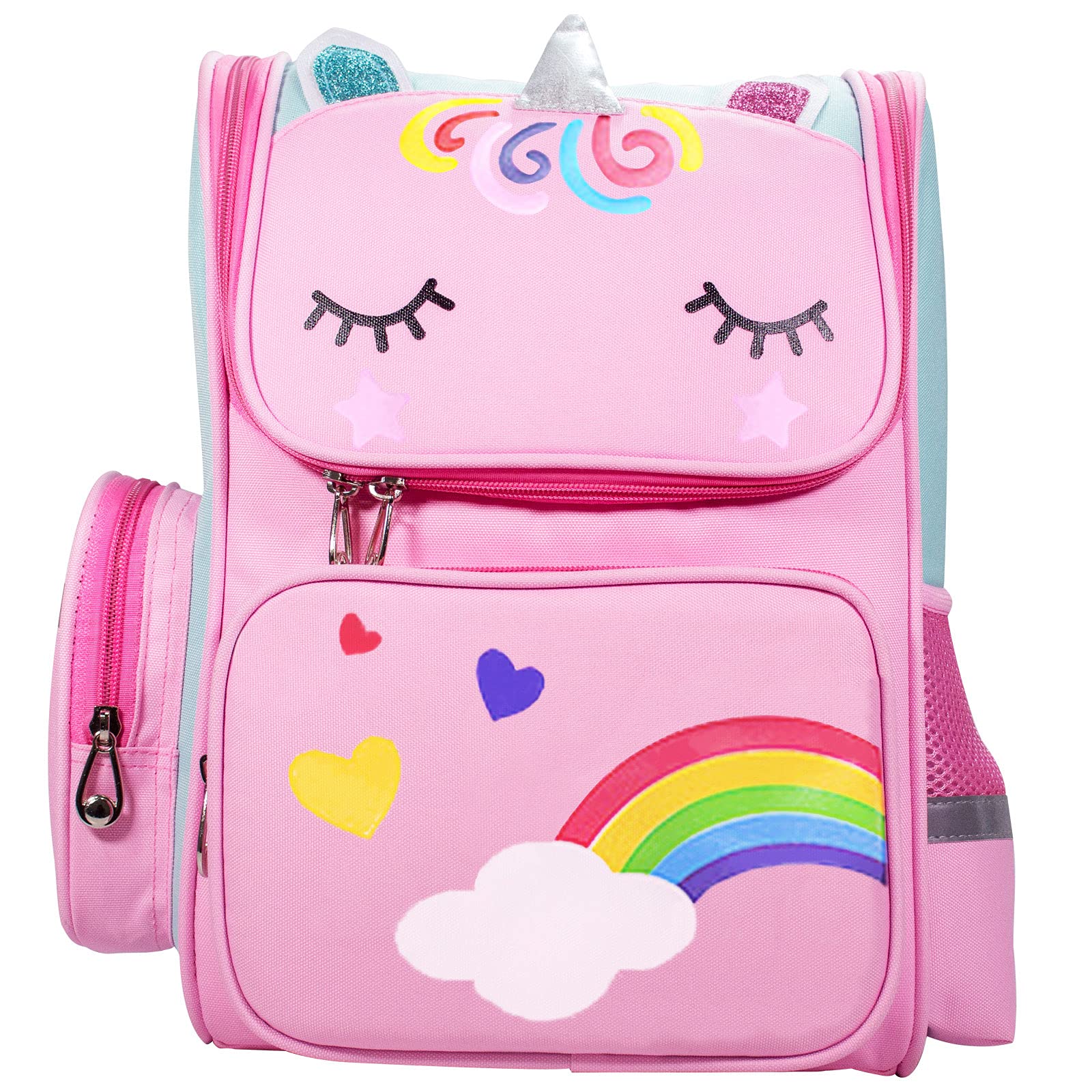 Unicorn backpack for girls,School bags for girls,Kids school bag,Cute unicorn bag,Pink bags for girls,Kids Bookbag for Elementary,Children's backpacks