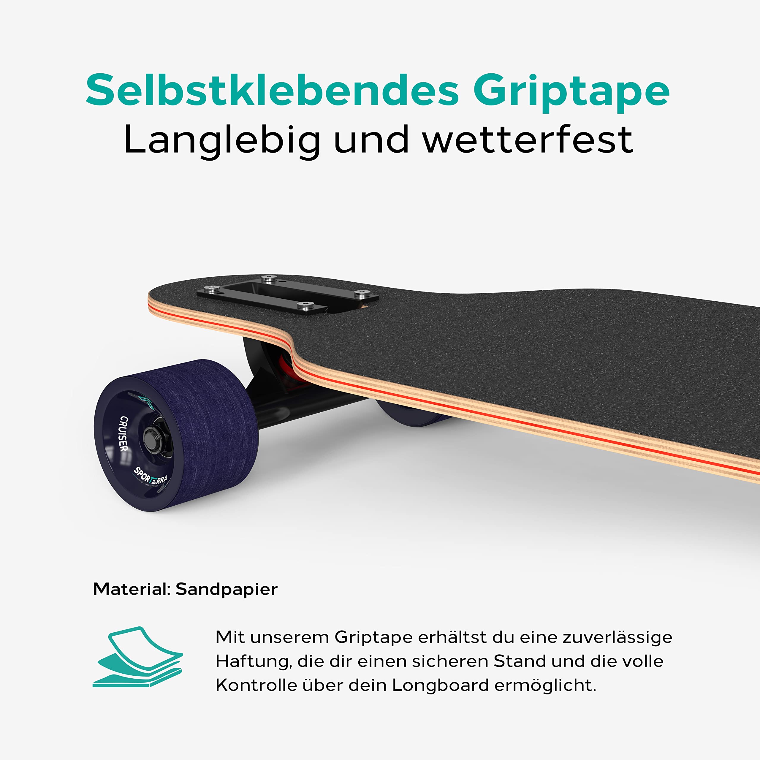 Longboard [Sommer-Angebot] - Longboard Erwachsene und Jugendliche - Optimiert bis ins kleinste Detail für unvergessliche Abenteuer auf dem Long Board