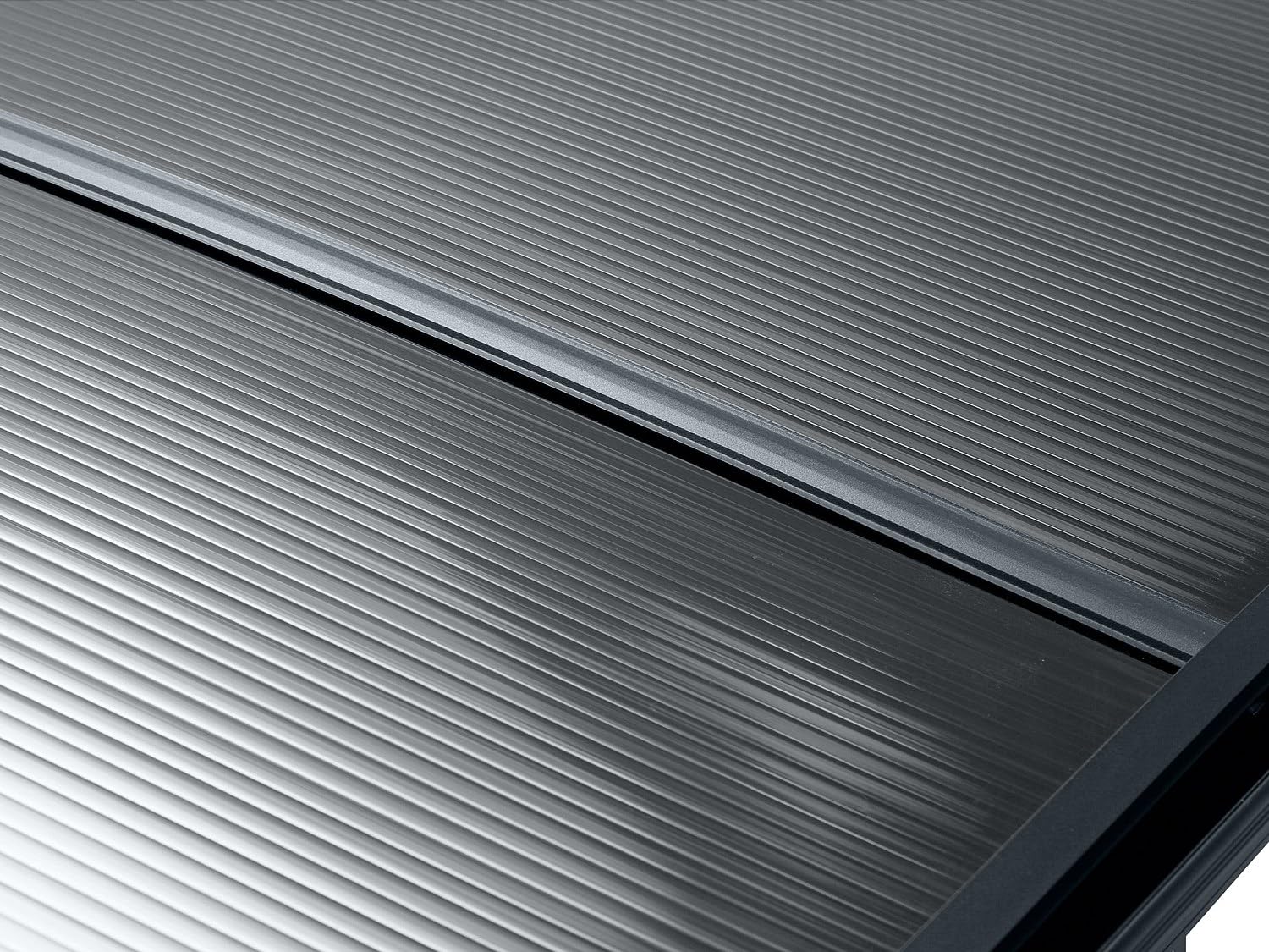 Vente-Unique Pergola carport autoportante en aluminium - 1 voiture - 15 m² - gris anthracite - BARESA