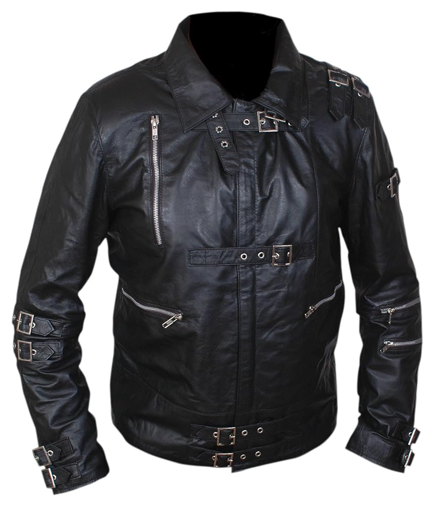 その他 fuct LEATHER JKT 7500 BLACK M Leather Motorcycle Jacket Black Suede Panels Fringe 1960s Sz