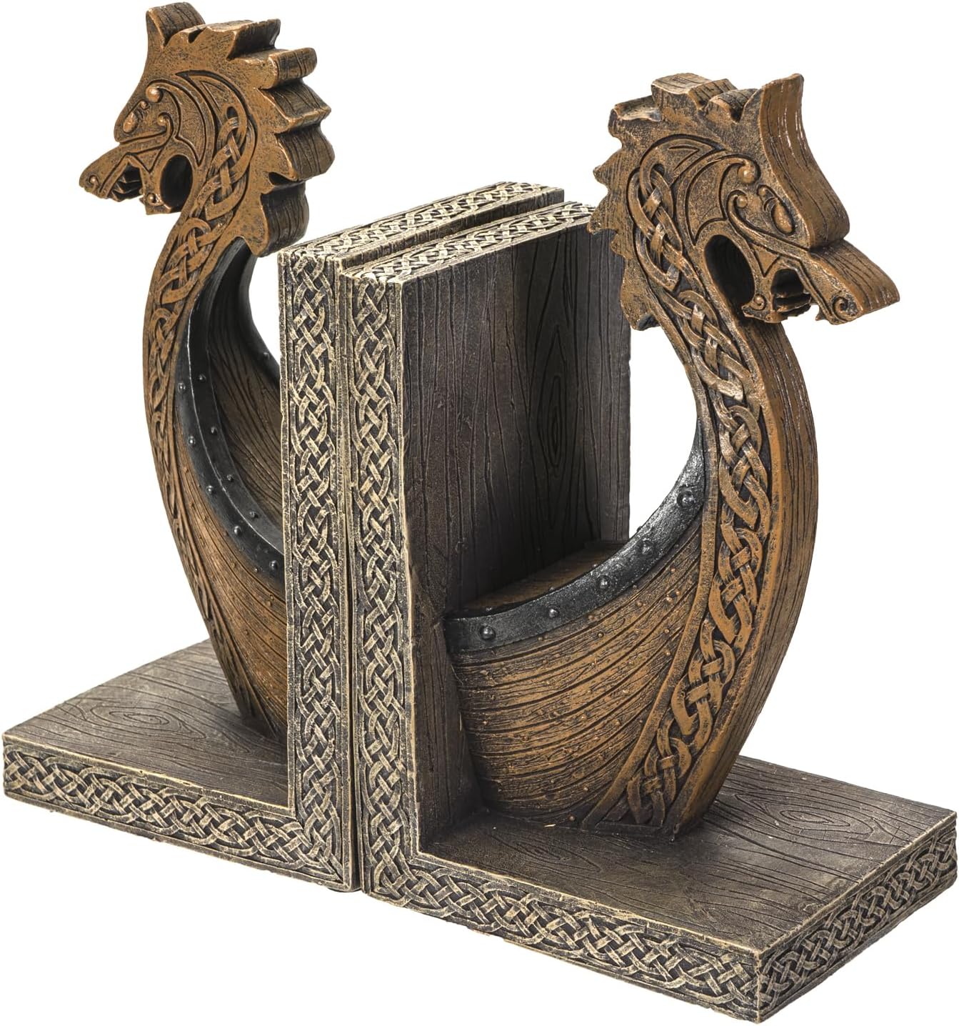 Pacific Giftware Dragon Viking Bookends