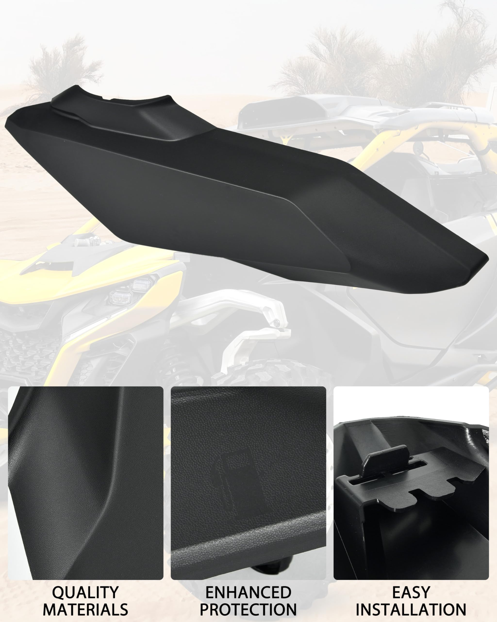 SAUTVS LH Front Cage Panel Side Gas Cap Cover for Can-Am Maverick