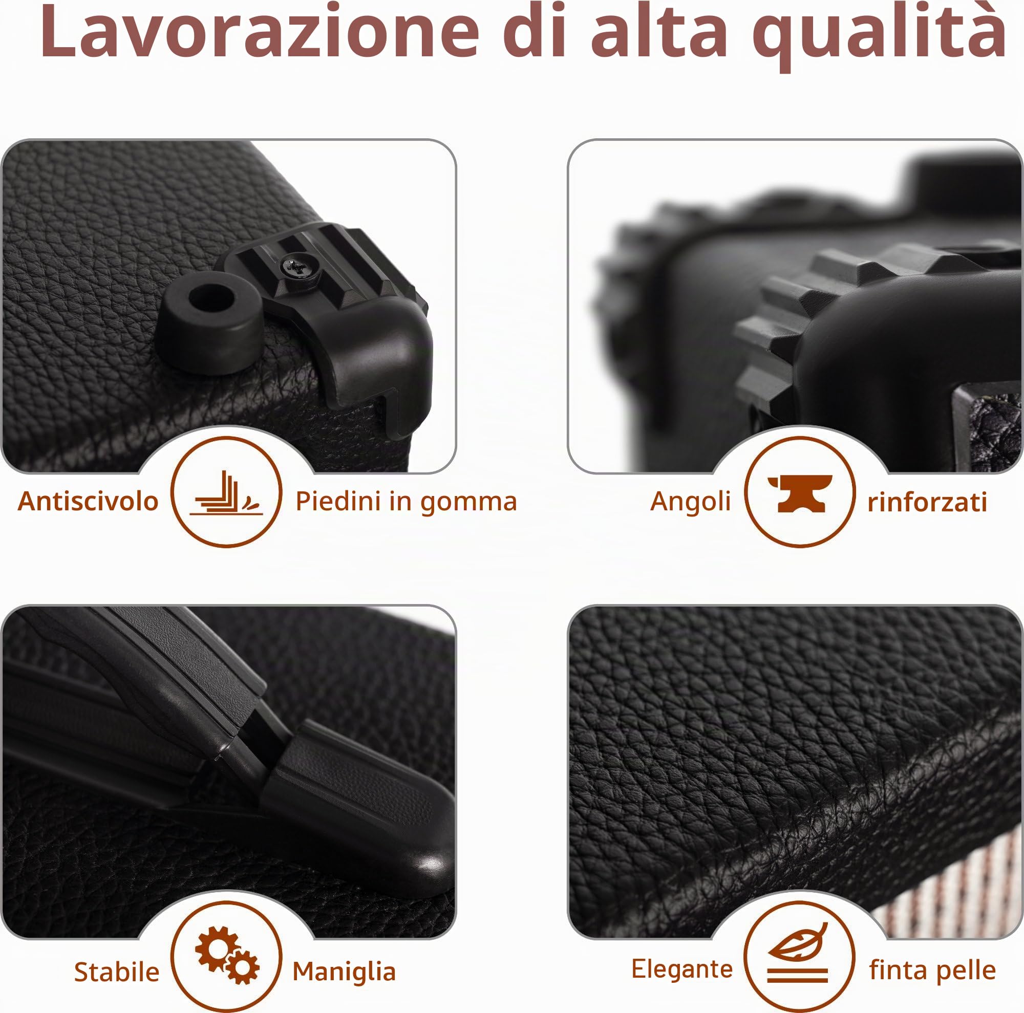 Rocktile Scream 15 Amplificatore per chitarra Mini combo 15 watt 2 canali AUX equalizzatore 3 bande cuffie