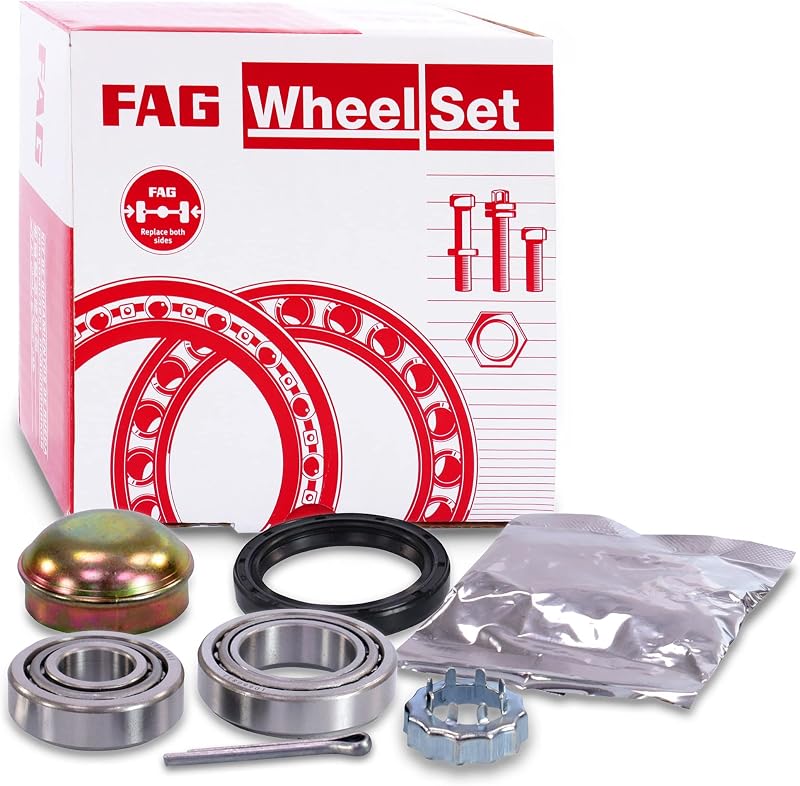 Kit de rolamento de roda traseiro FAG 713610240 para Audi, SEAT e VW