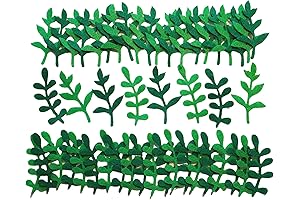 48 Pre-Cut Felt Vine Leaves for Art & Crafts