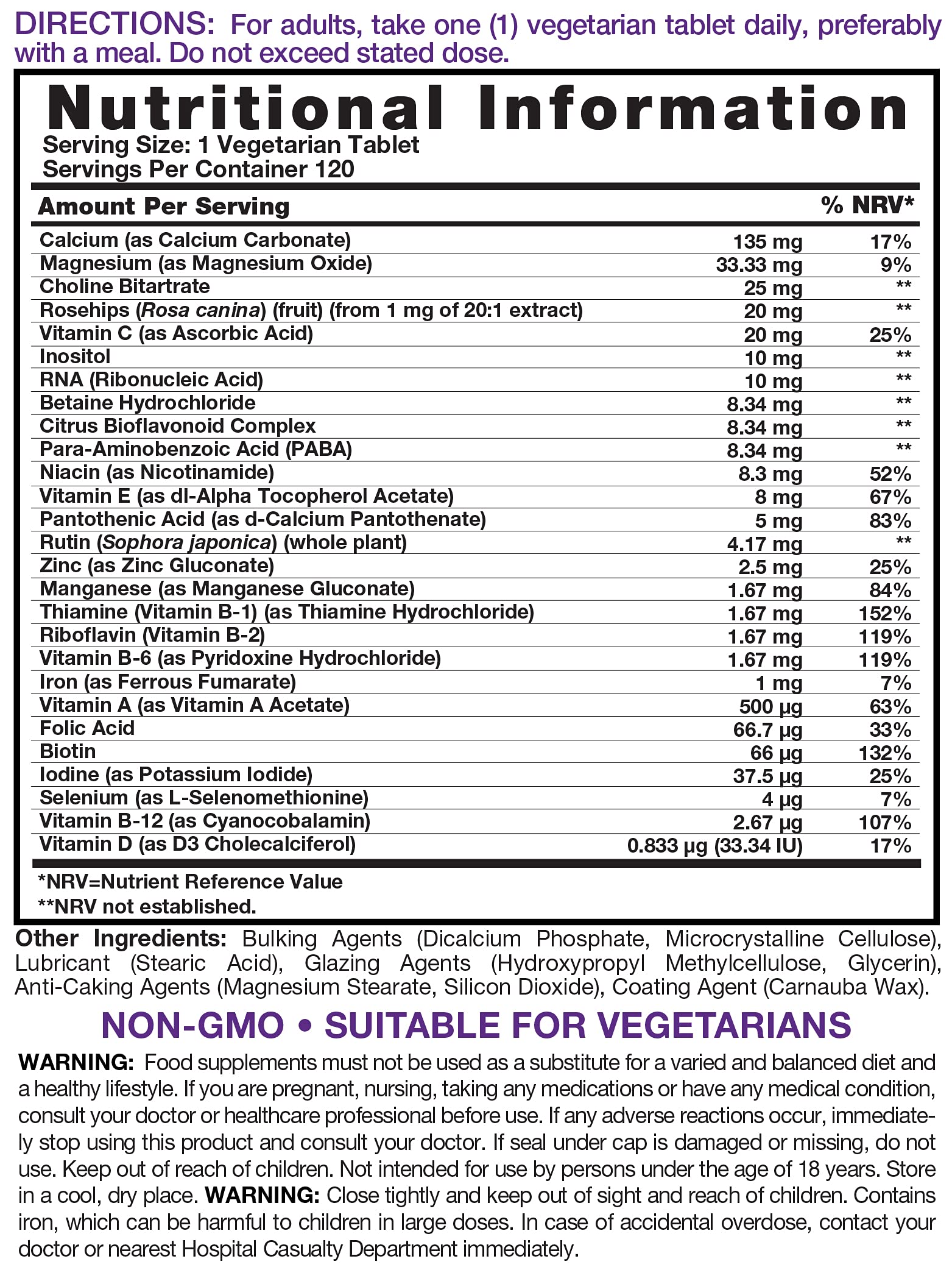 Buy Hair Skin and Nails Vitamins 120 Tablets Beauty Supplement for