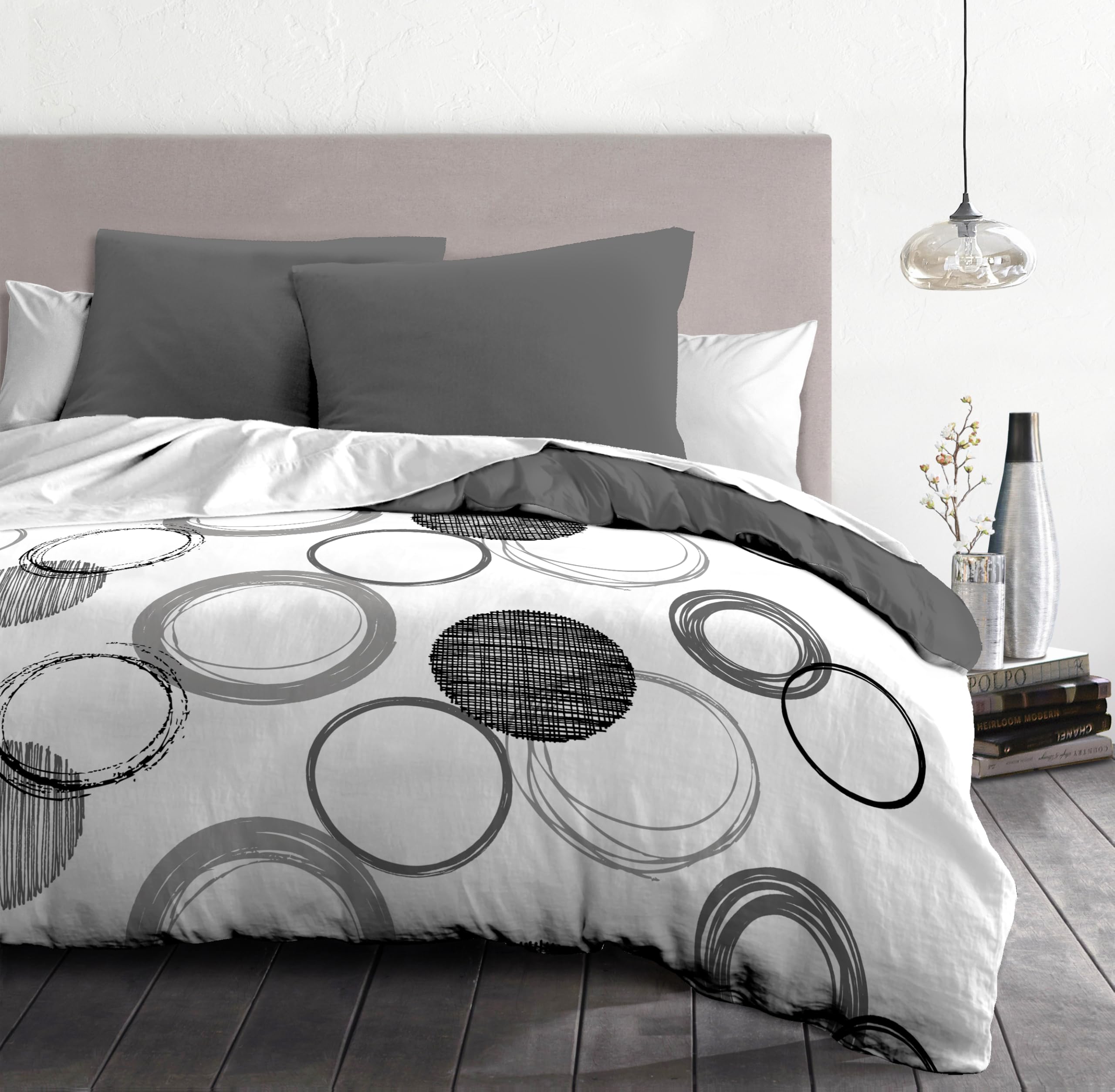 Linge Passion Couette Gris 220x240 Audace Été Familiale