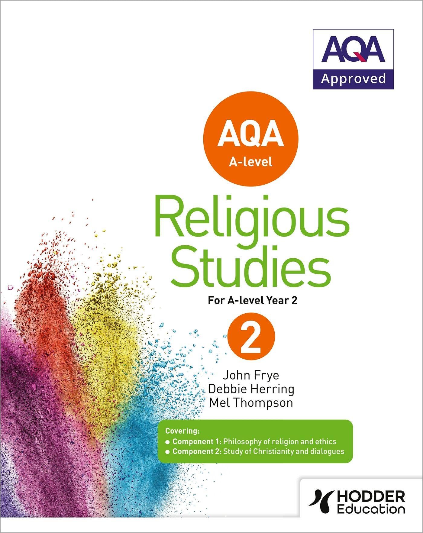 AQA A-level Religious Studies Year 2 by Thompson, Mel Book The Cheap Fast Free