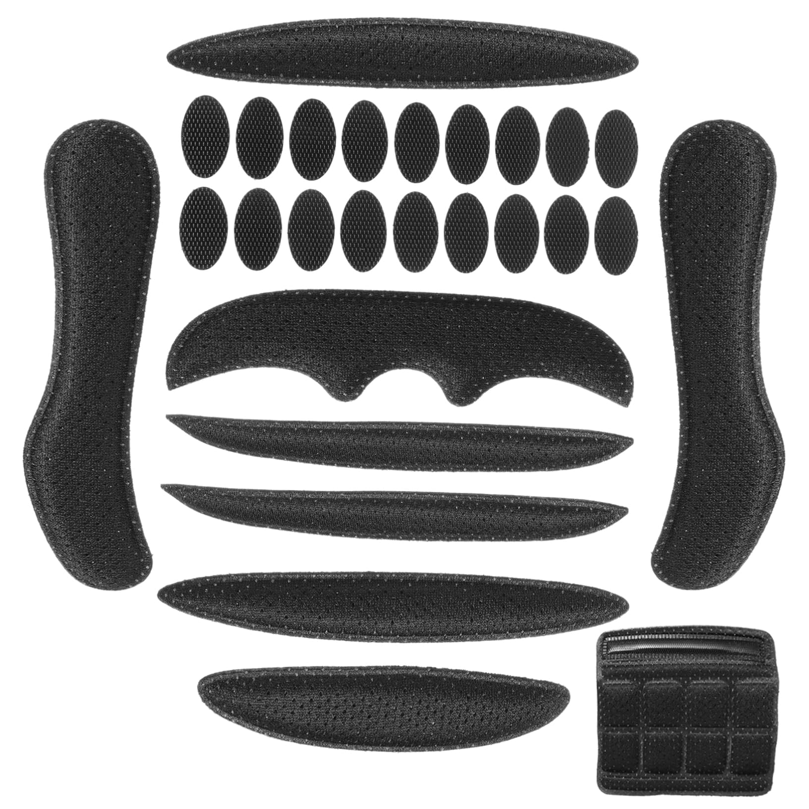 GANAZONO 1set Riding Helmet Pads Absorption Sponge Cushion Adhesive Dots Lightweight Helmet Lining Accessories for Comfortable Fit and Easy Installation Includes Pads Dots