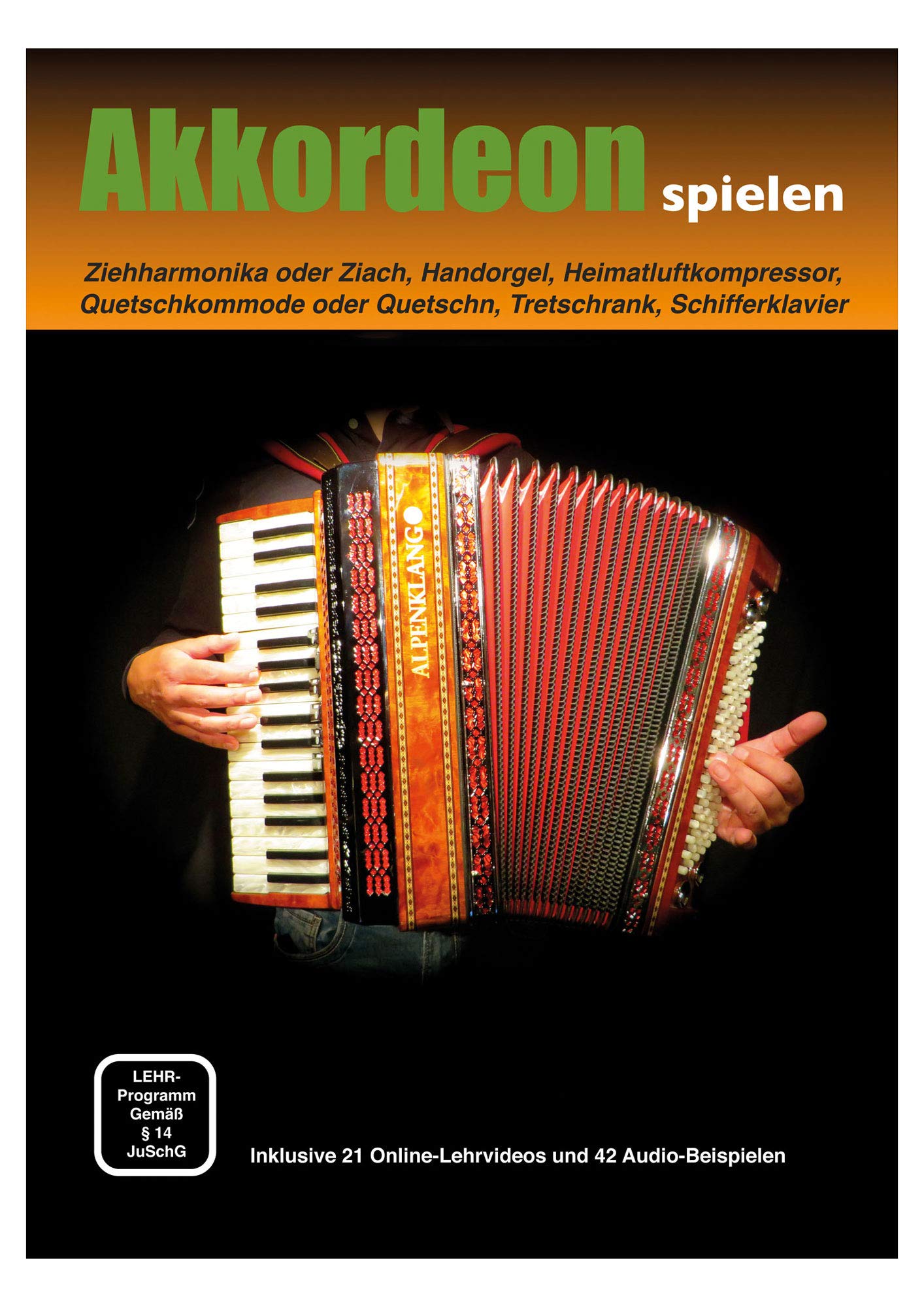 Michael Schwager et Klaus Reichardt - Jouer de l'accordéon, école d'accordéon pour débutants (incl. vidéos pédagogiques en ligne, playalongs, format DIN A4, 26 pages)