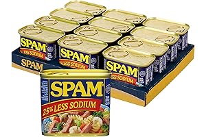 SPAM® Less Sodium, Value Pack 12 x 12 oz