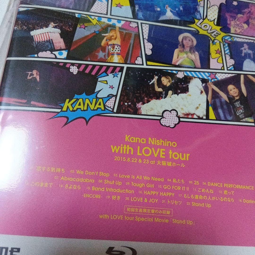 Amazon.co.jp: 西野カナ with LOVE tour〈初回生産限定盤〉Blu-ray