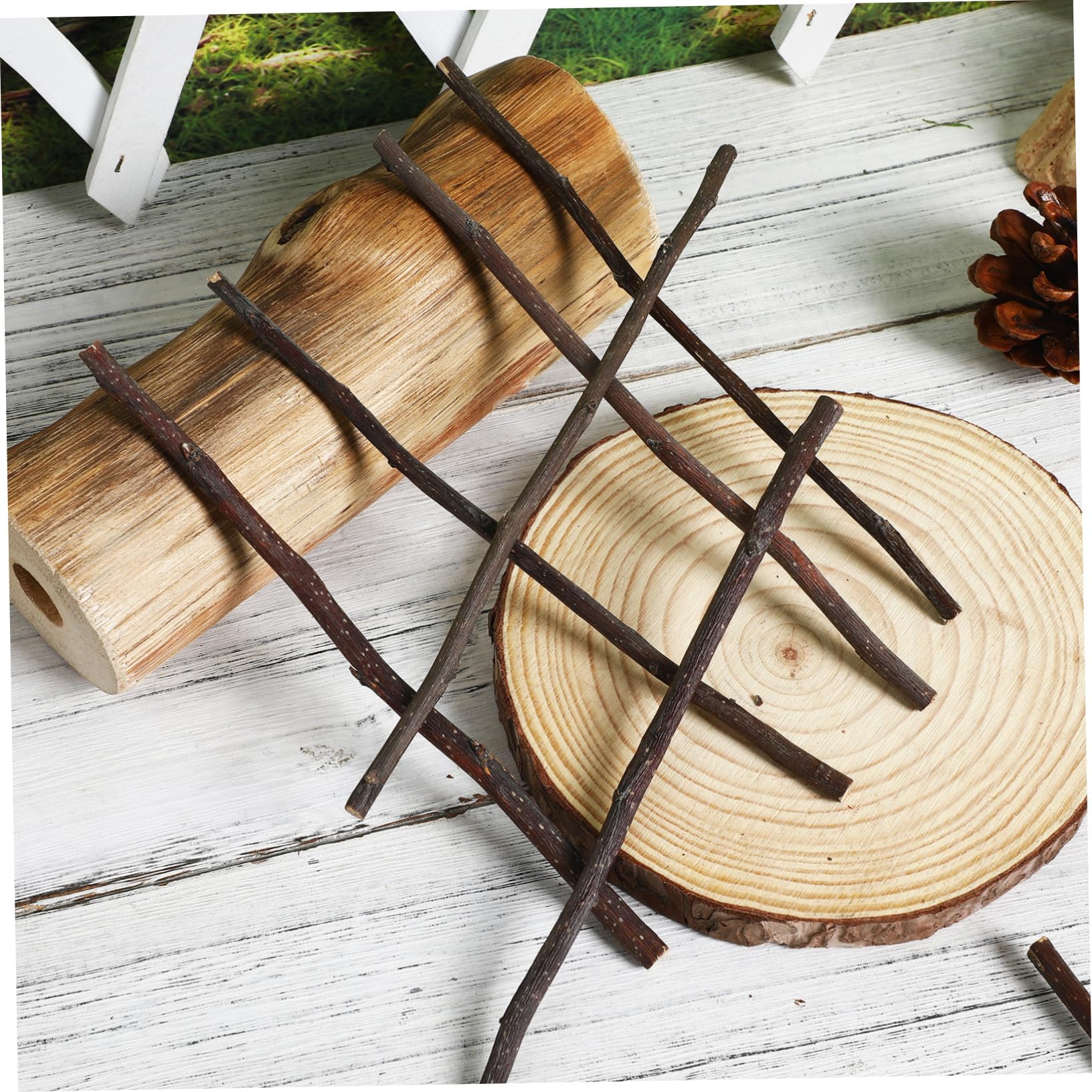 LIFKOME 5 Ensembles Bâtons Naturels Pour Artisanat Lot Bâtons Longs Pour Projets Diy Décorations Photo Et Artisanat À Domicile 50 Pièces * 5