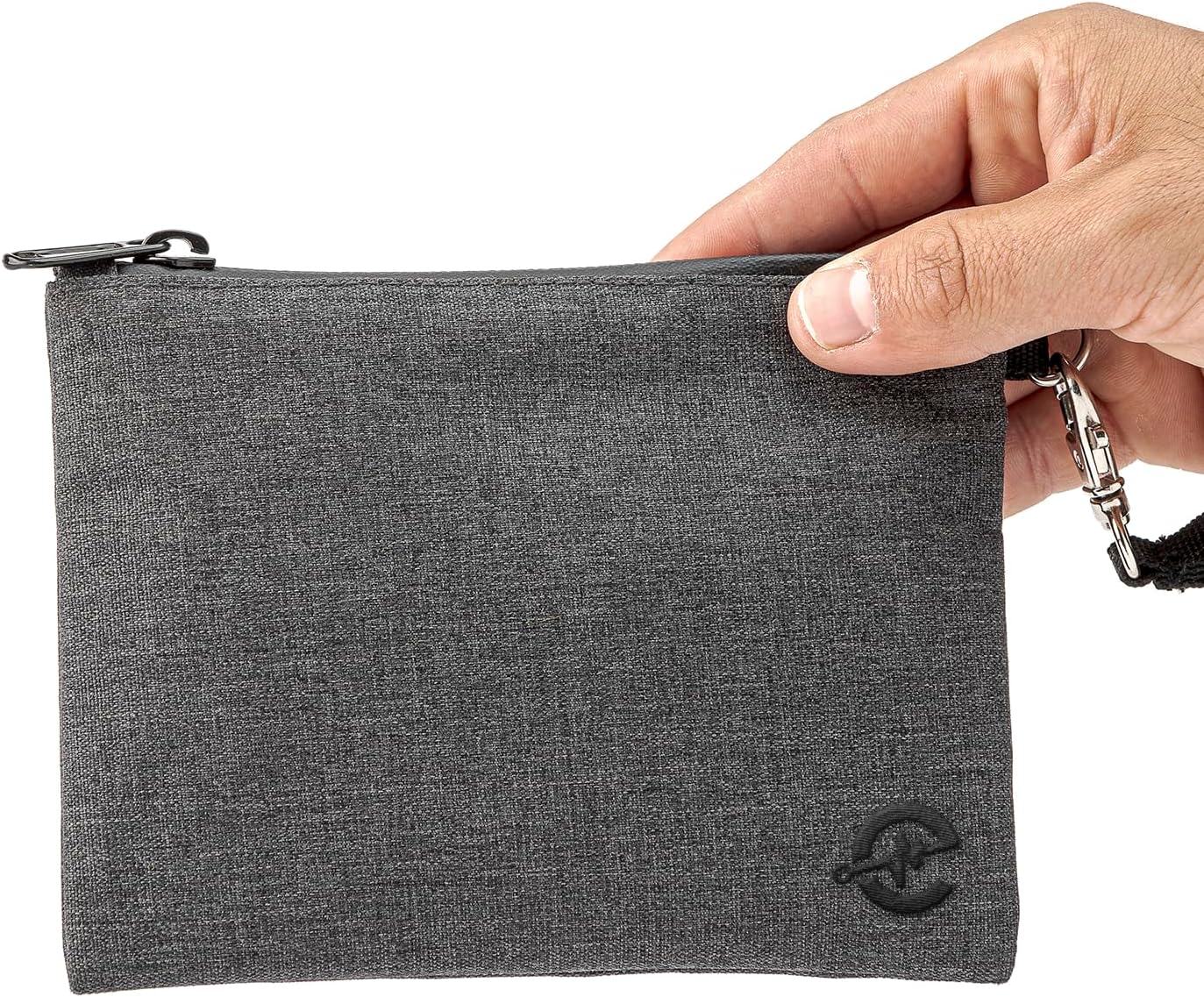 Epulse Small Smell Proof Bag - Odor Proof Bags Container - No Smell Scent Stash Pouch - Smellproof Bag Carbon Lined (Gray - 6x4 inch)