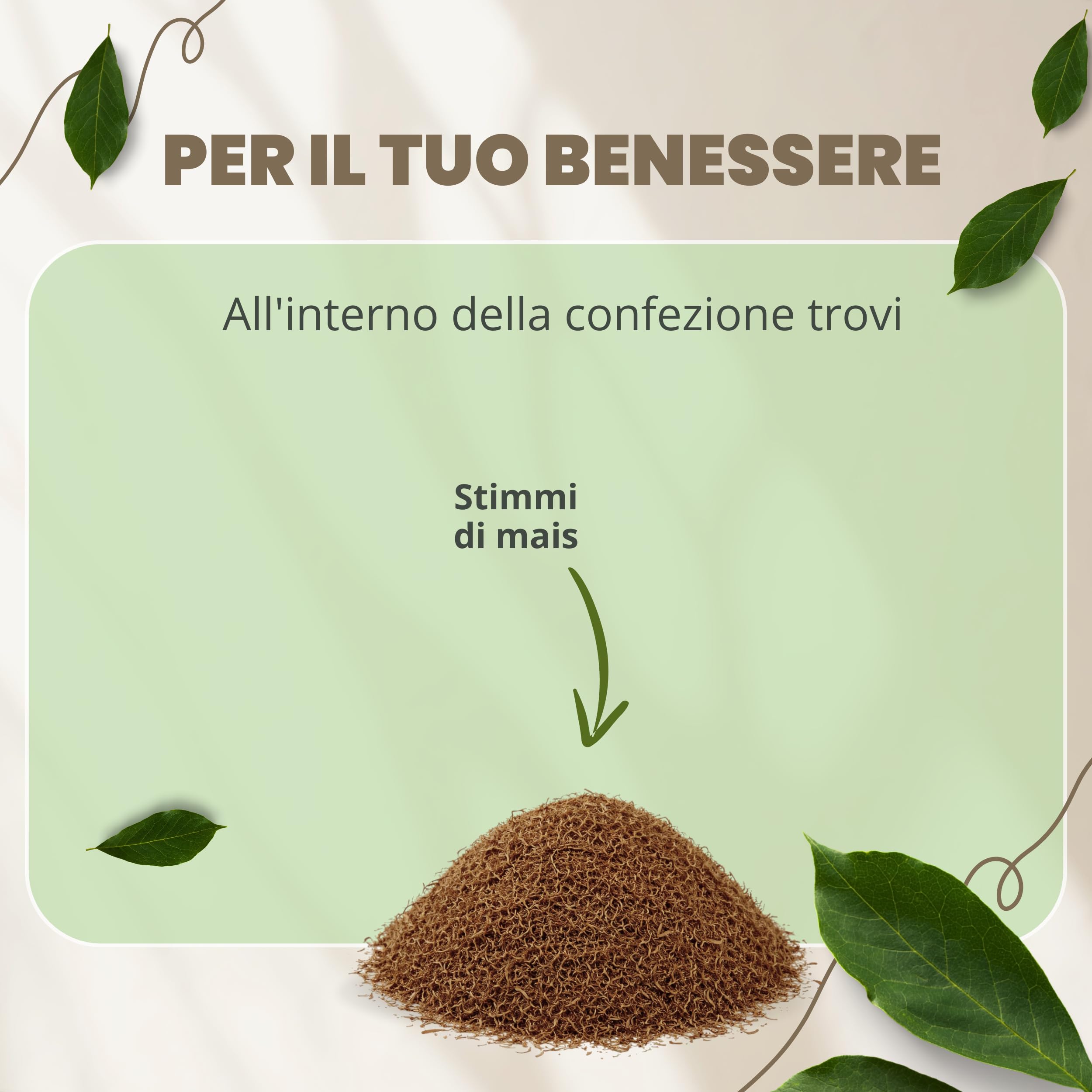 Patrizio Breseghello - Mais Barbe Taglio Tisana 1 kg, 100% Naturale, per Infusi e Tisane alle Erbe Officinali