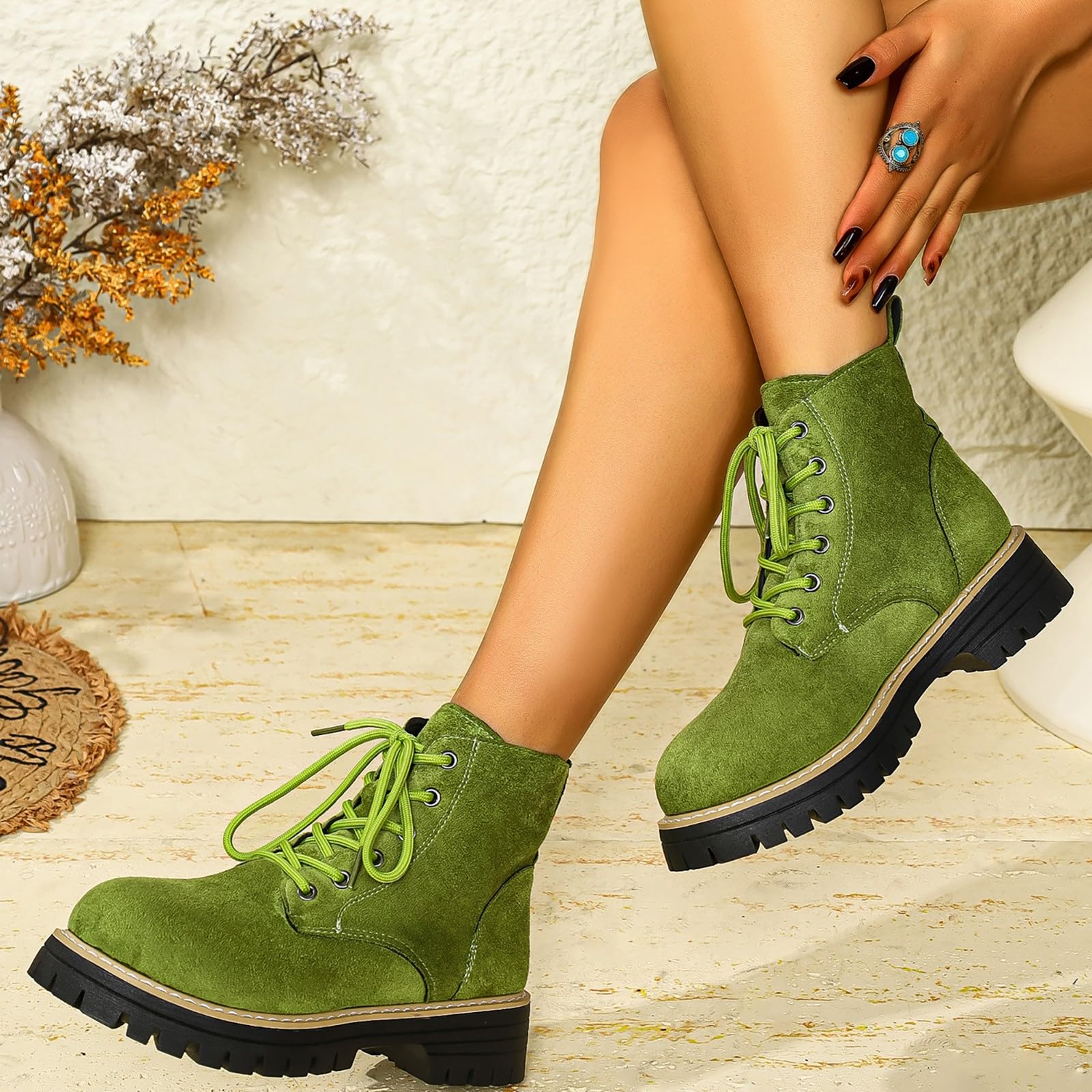 Cocila Botas De Mujer, Nuevas para Otoño E Invierno, con Tacón Grueso, Ante Elástico, Color Negro. Altas Mujer Invierno Agua Cortas Hunter Botines Tacon Piel Azul Marino Hombre Tácticas Rain
