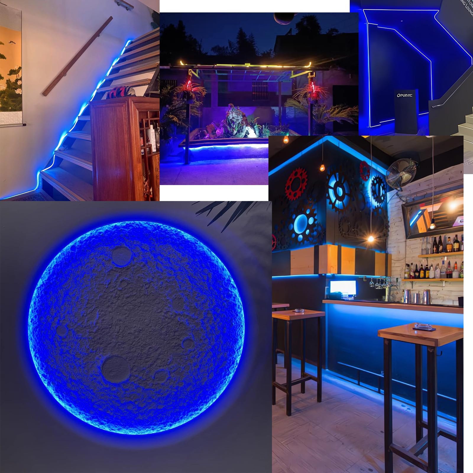 1-25m Ruban LED 220V Bande Bandeau Lumière Guirlande Lumineuse Flexible Étanche